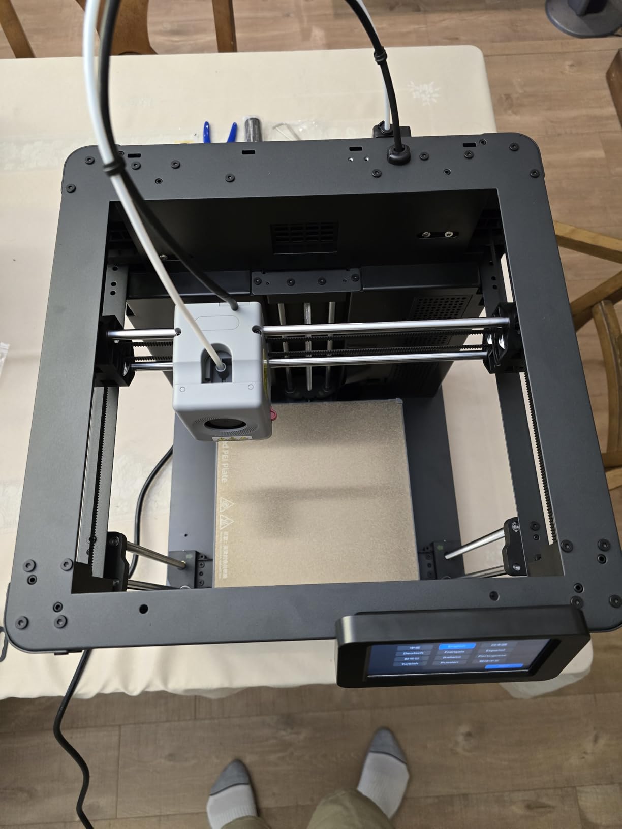 FLASHFORGE AD5M 3D Printer Fully Auto Calibration Print with 1-Click Max 600mm/s Speed, All-Metal CoreXY Structure Precise Printing, Easy-Maintenance Quick-Swap Nozzle, Print Size 220x220x220mm customer photo 2