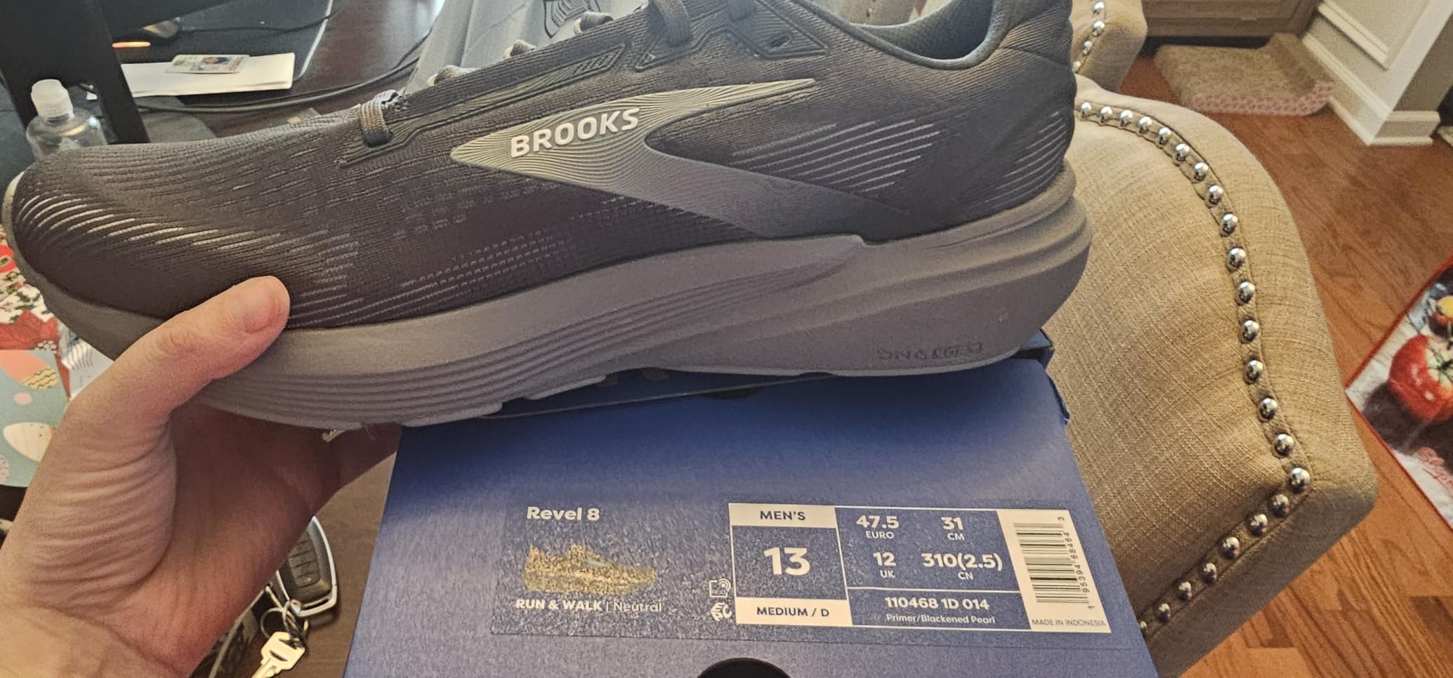 Brooks Men's Revel 8 Running Shoe customer photo 1