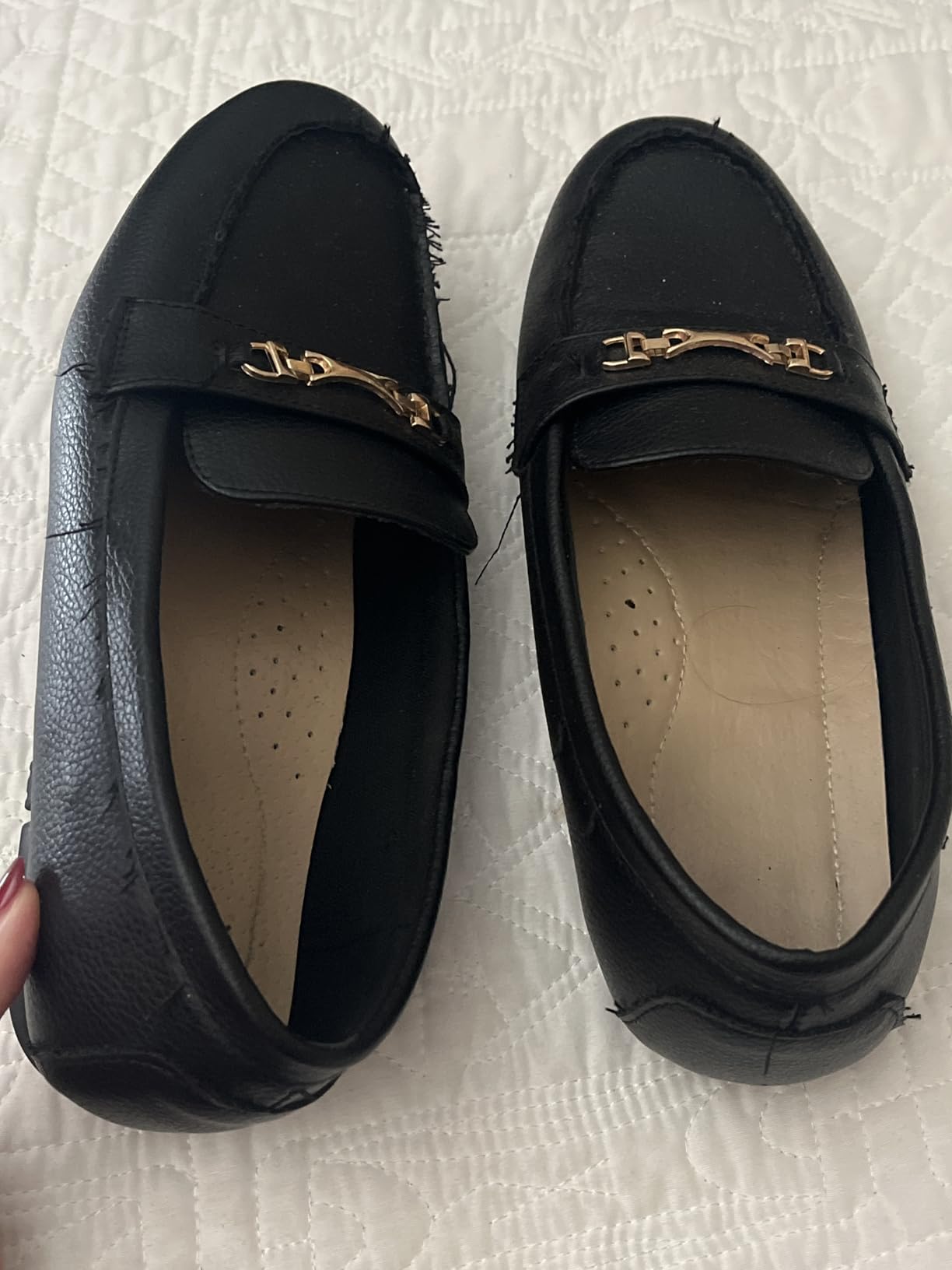 Loafers for Women Comfortable Slip On Flats with Memory Foam Insole for Daily Wearing customer photo 2
