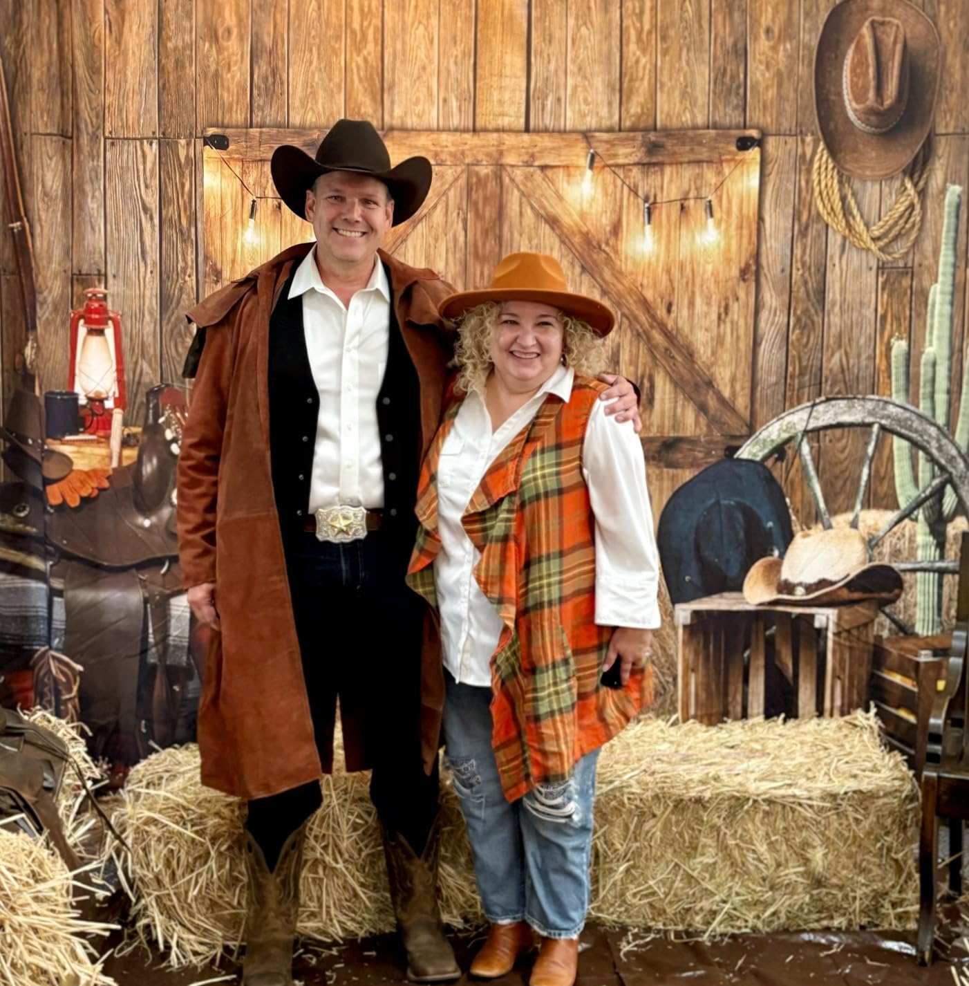 Mens Brown Suede Leather Trench Coat - Real Suede Leather Duster Coat - Western Duster Cowboy Coat for Men customer photo 1