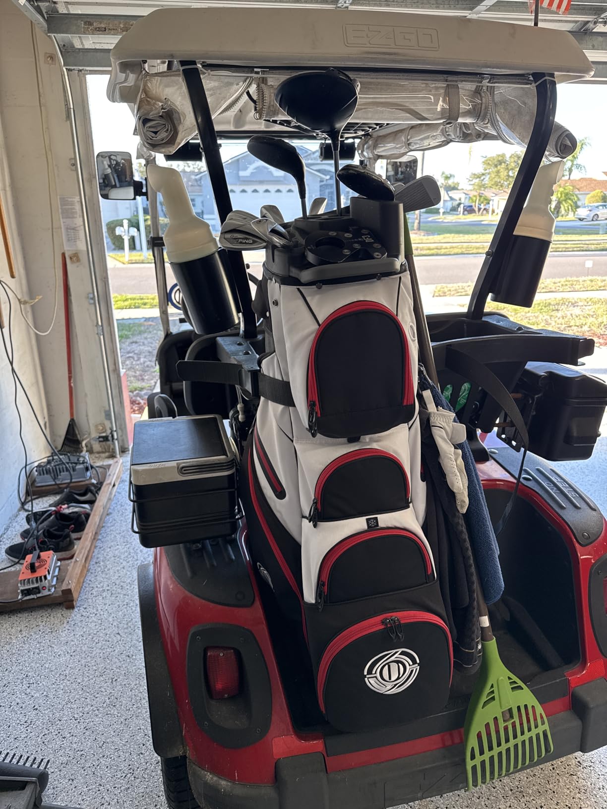 Shopsource 14 Way Golf Cart Bag with Molded Lock Top n Upgrade 900D Oxford customer photo 1
