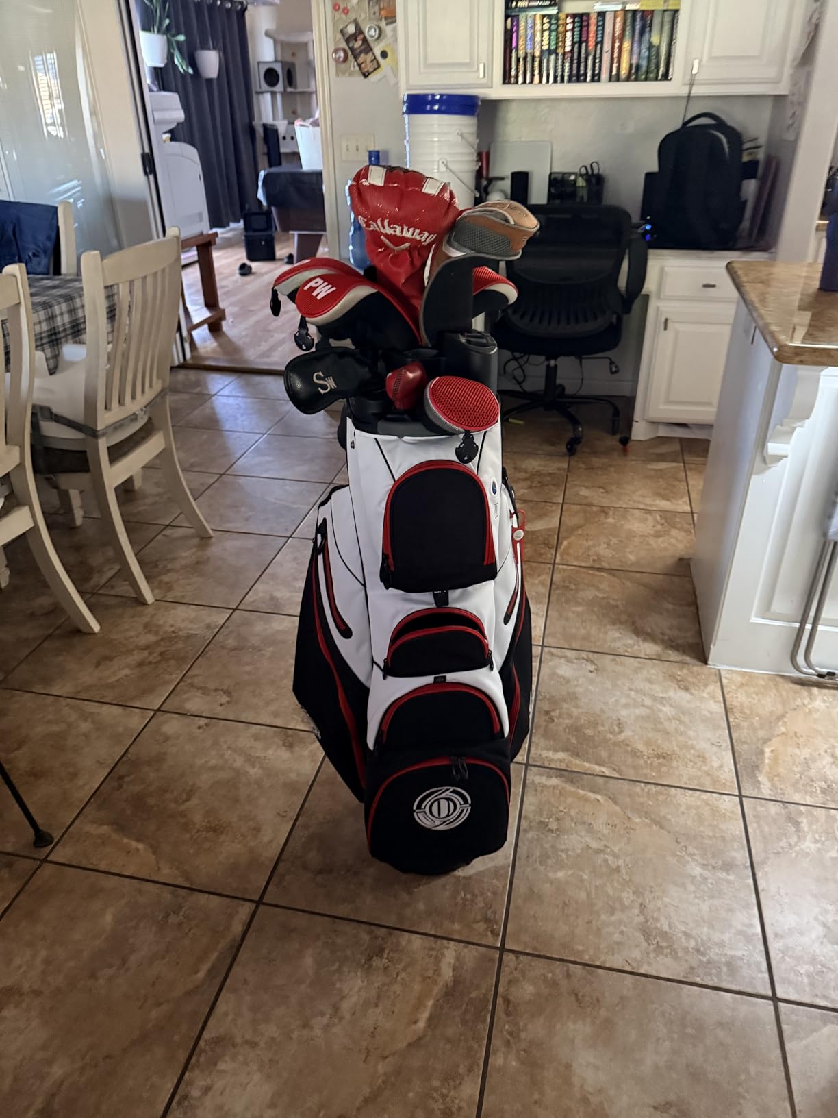 Shopsource 14 Way Golf Cart Bag with Molded Lock Top n Upgrade 900D Oxford customer photo 2