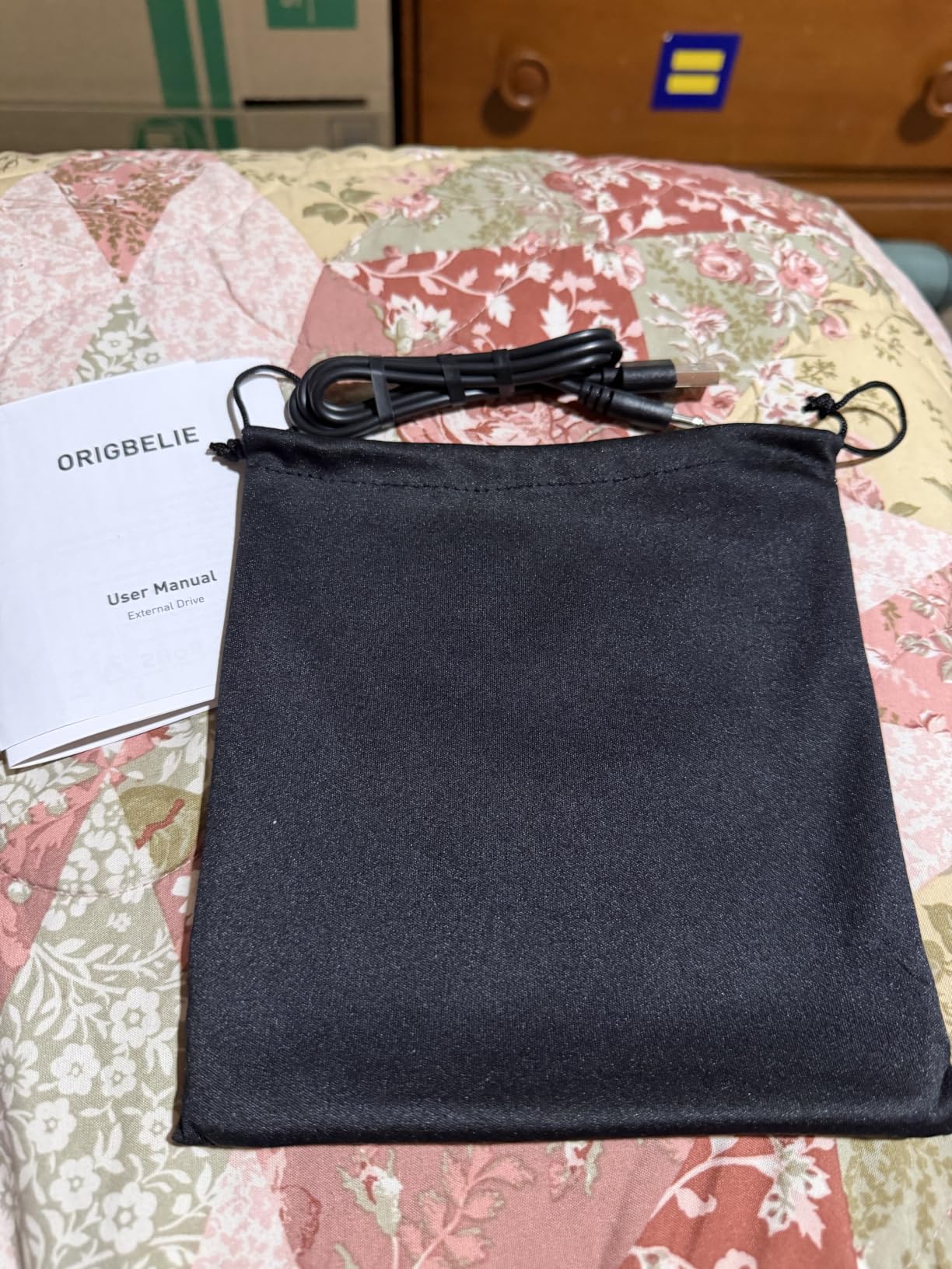 ORIGBELIE External CD DVD Drive for Laptop, USB 3.0 Type-C 13mm DVD Player customer photo 2