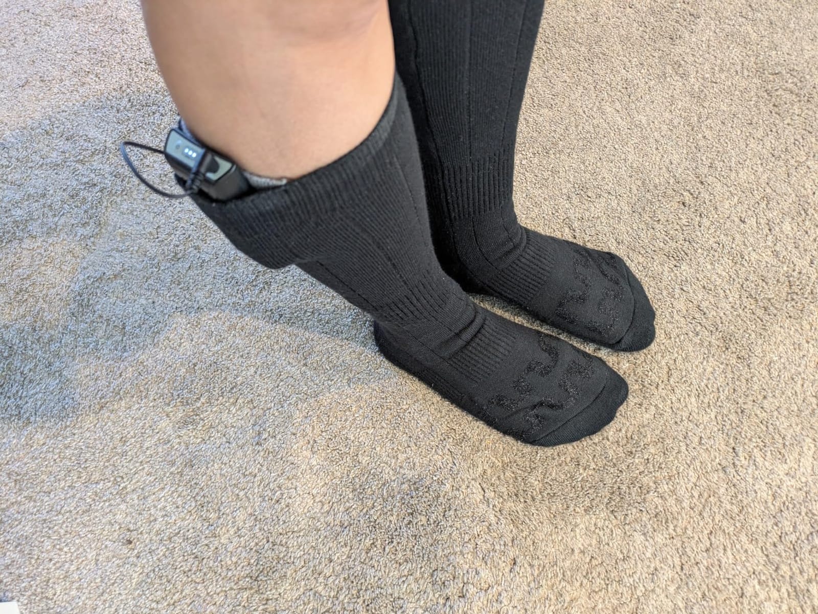 Rechargeable Heated Socks Men Women - Washable Battery Operated Foot Warmer customer photo 2
