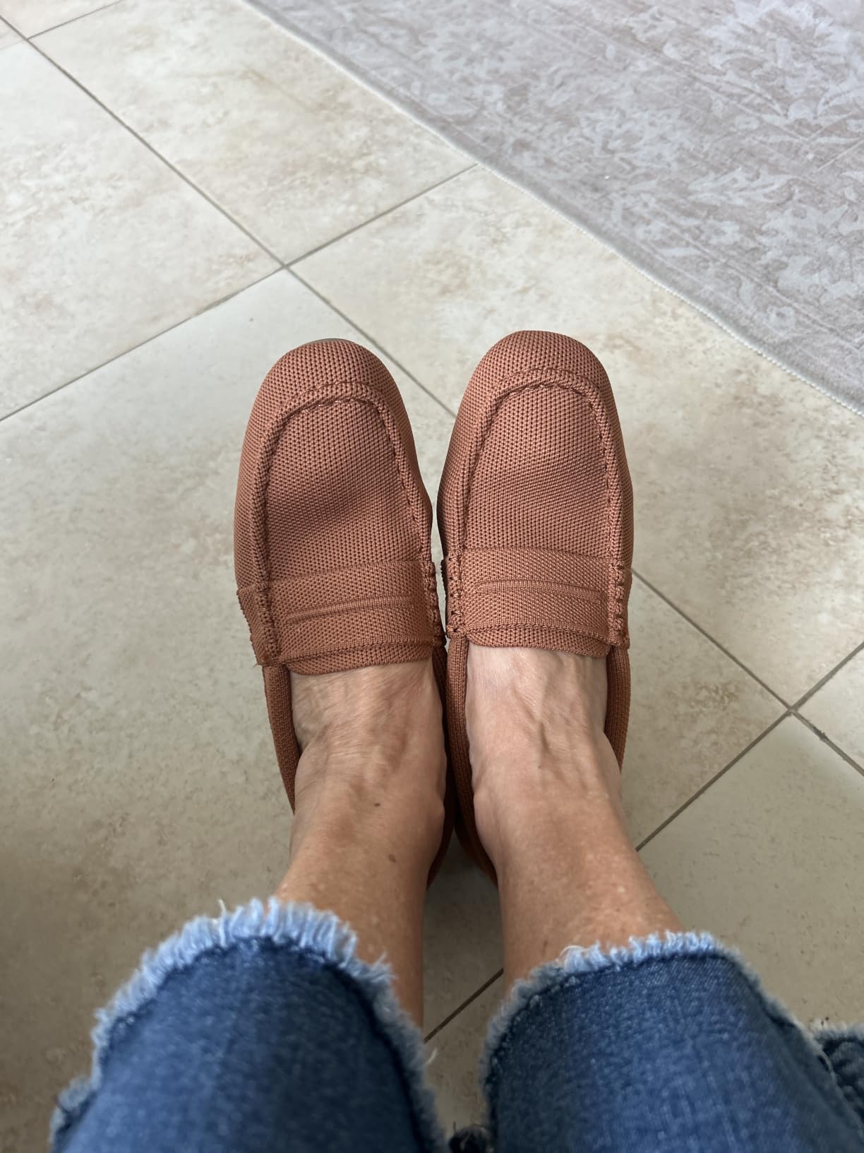Vespiero Loafers for Women Comfortable Slip on Work Flats Shoes Womens Dressy Casual Walking Shoes customer photo 2