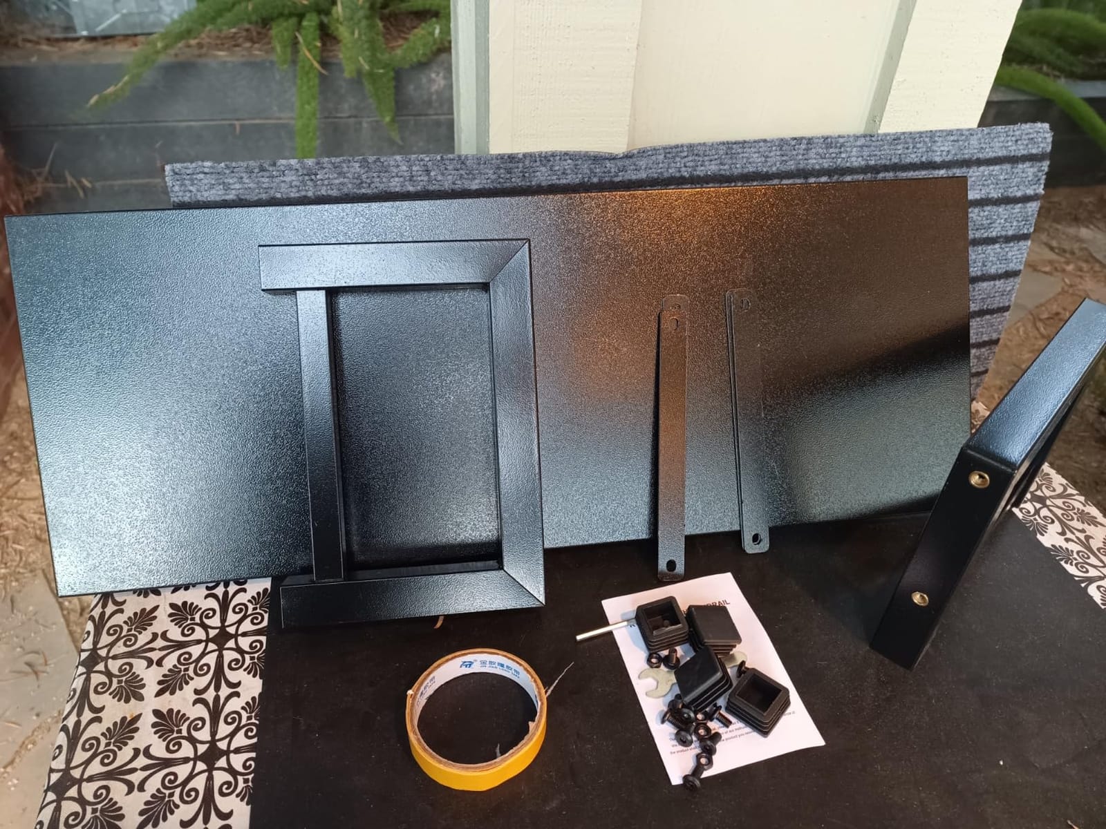 RV Steps with Handrail, 3 Step Hot Tub Steps with Non-Slip Mats customer photo 1