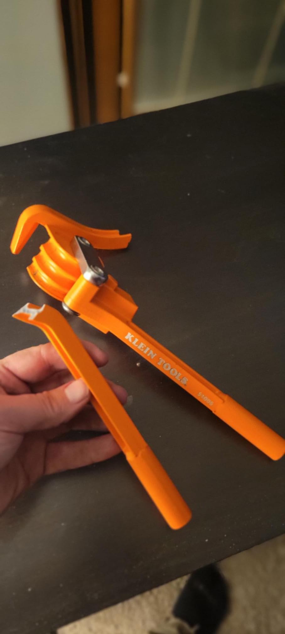 Klein Tools 51006 3-in-1 Tube Bender, 1/4, 5/16, and 3/8-Inch O.D. Tubing, Bends Soft Copper, Aluminum up to 180 Degrees customer photo 2