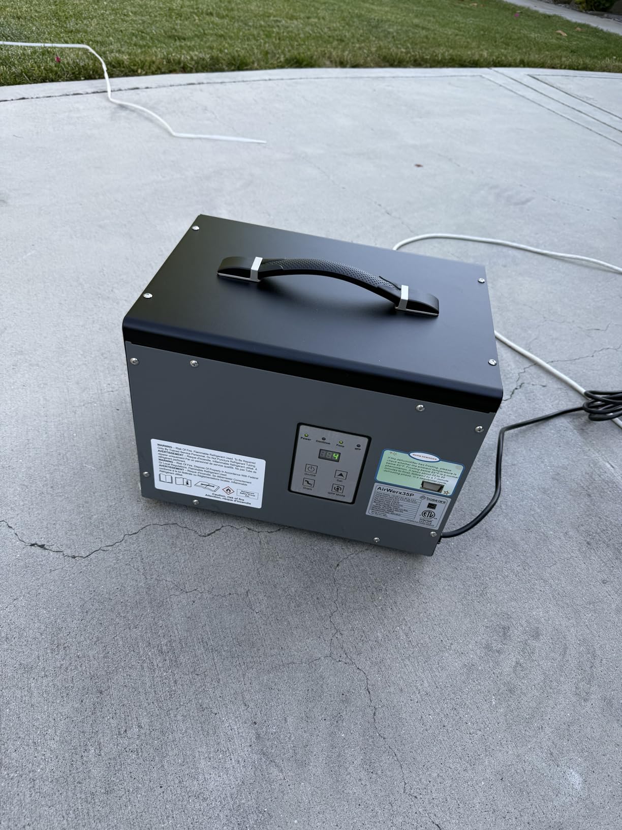 BaseAire Crawlspace 70 PPD Dehumidifier with Pump for 1000 Sq Ft customer photo 2