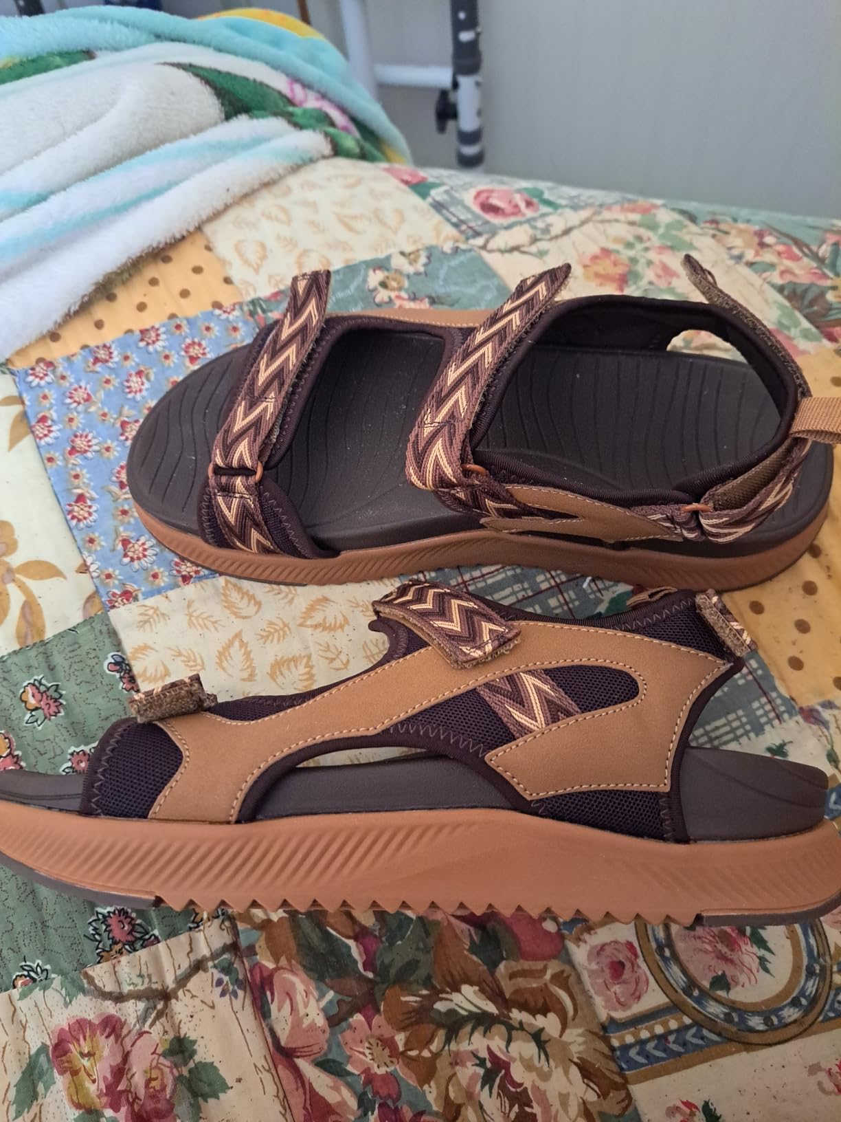 Women's Walking Sandals Arch Support Orthopedic Recovery Hiking Sandals Thick Athletic Cushion Adjustable Strap for Plantar Fasciitis customer photo 1