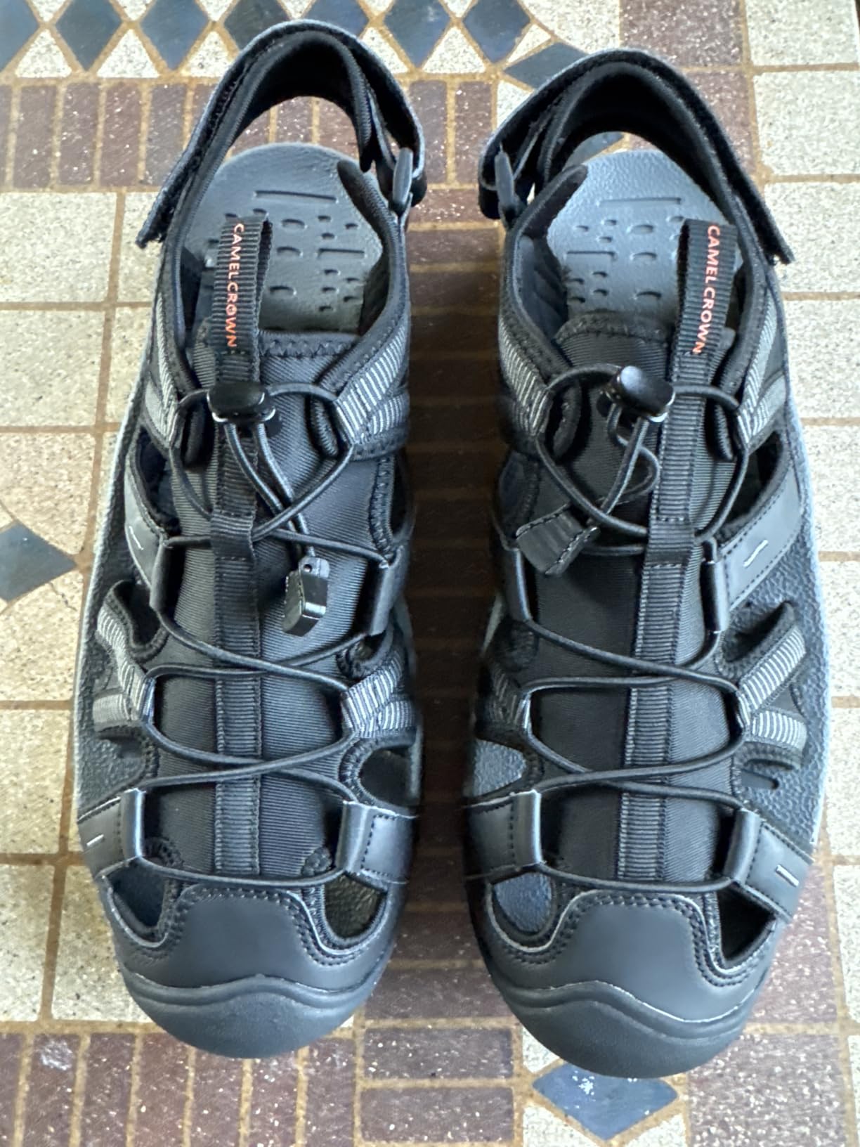 CAMEL CROWN Men's Hiking Sandals Anti-Slipping Athletic Water Shoes with Arch Support Closed Toe Outdoor Summer Camping Sport Sandal for Beach customer photo 2