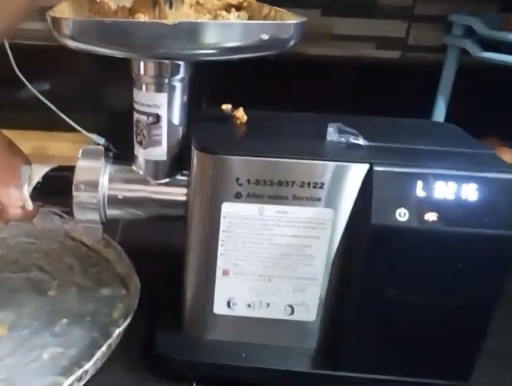 AAOBOSI Electric Meat Grinder w/ 3 Speed Touch Screen Control, 3000W Max customer photo 2