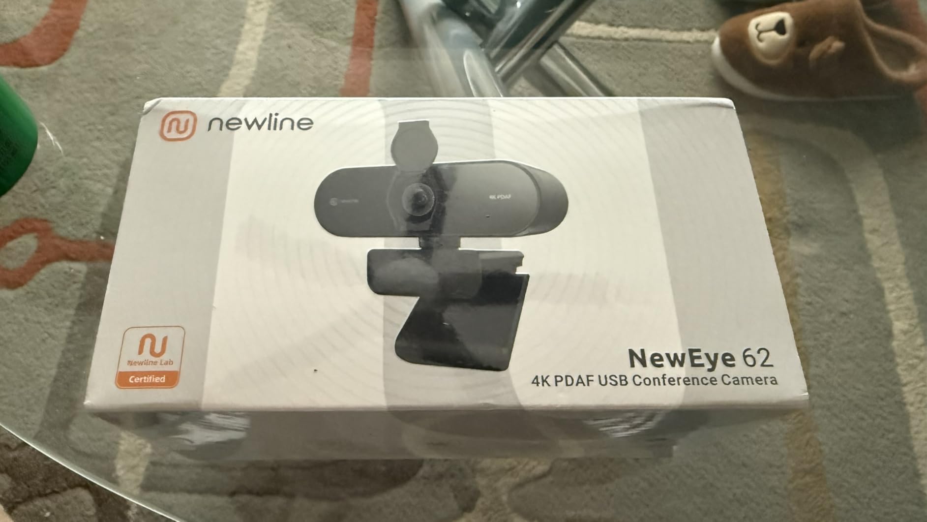 N newline 4K Webcam for PC with PDAF Autofocus, Privacy Cover, Dual Microphones, 4K@30FPS & 1080P@60FPS, Auto Light Correction, Plug & Play USB Camera for Laptop, Mac & Desktop, Streaming customer photo 1