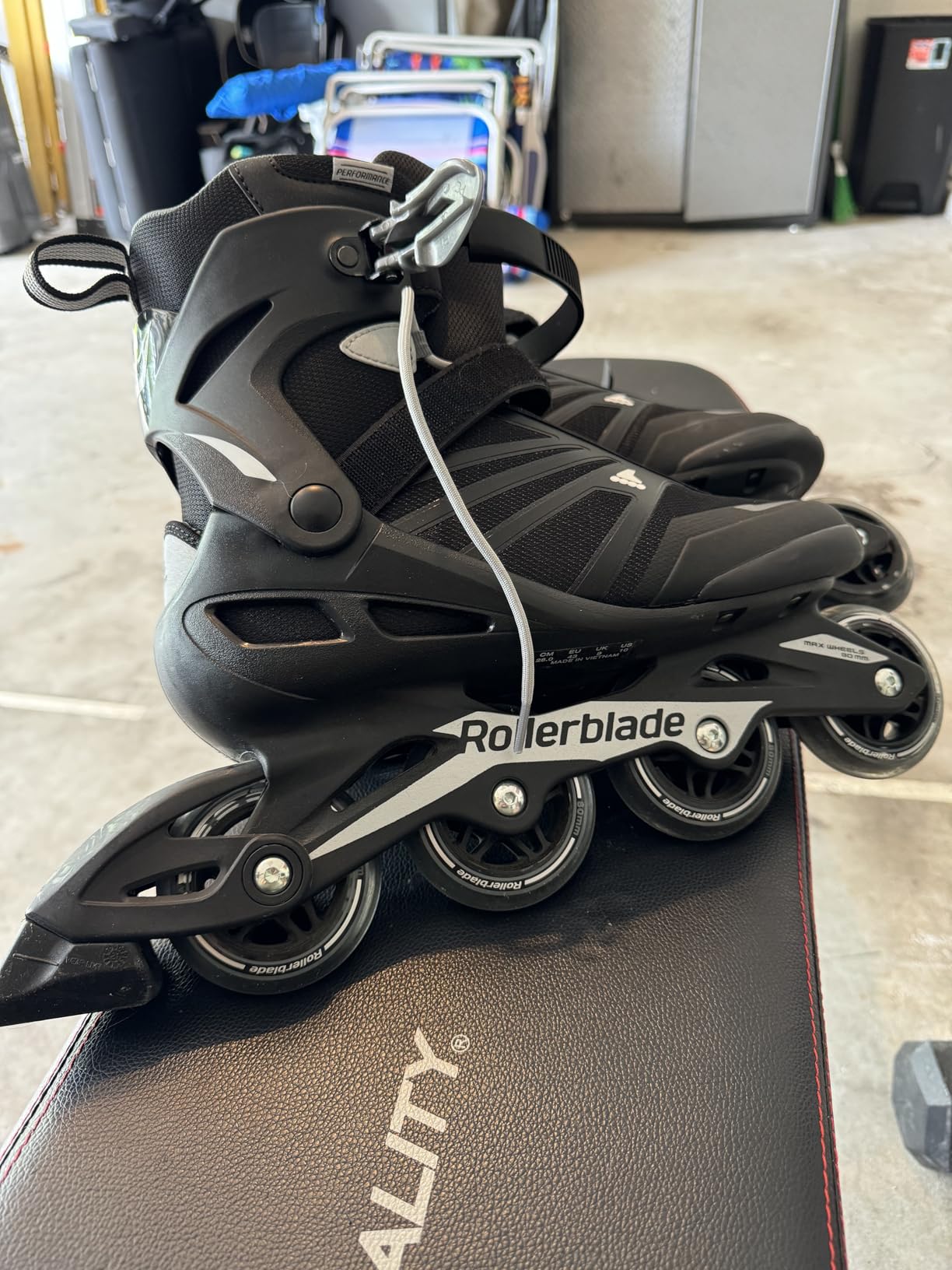 Rollerblade Zetrablade Men's Adult Fitness Inline Skate, Black and Silver customer photo 2