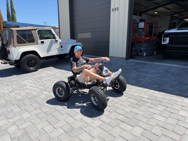 Zyliathor 48V Electric Go Kart for Adults & Teens, 20Ah Battery, 4000W Peak customer photo 1