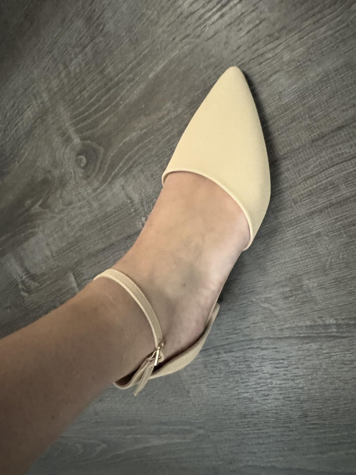 DREAM PAIRS Women's Low Heel Pointed Toe Dress Pumps customer photo 1