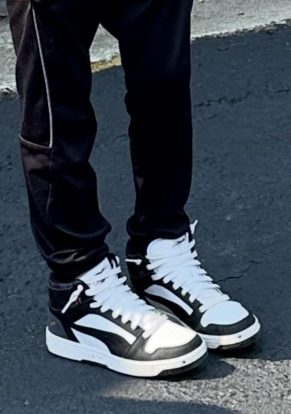 PUMA Unisex-Child Rebound Layup Mid Shoes | Casual Shoes customer photo 2