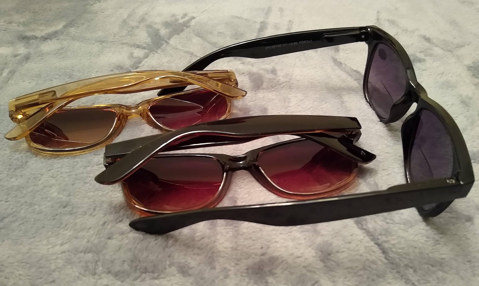 LADEESSE 3 Pack Bifocal Reading Sunglasses for Women, UV400 Sun Readers Glasses Spring Hinge Outdoor Sunglasses customer photo 2