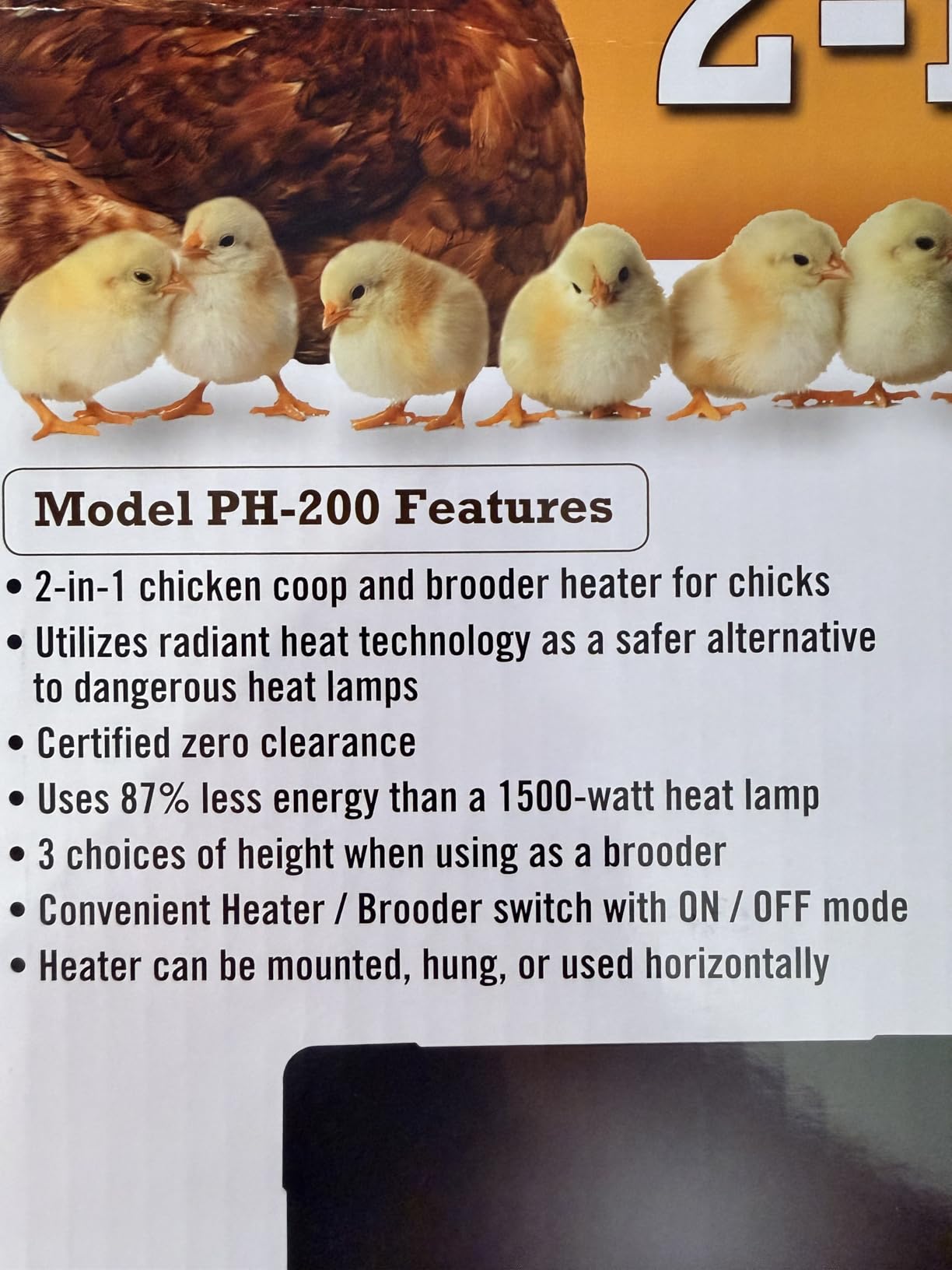 Farm Innovators 2-in-1 Radiant Chicken Coop Panel Heater, 200 Watts customer photo 1