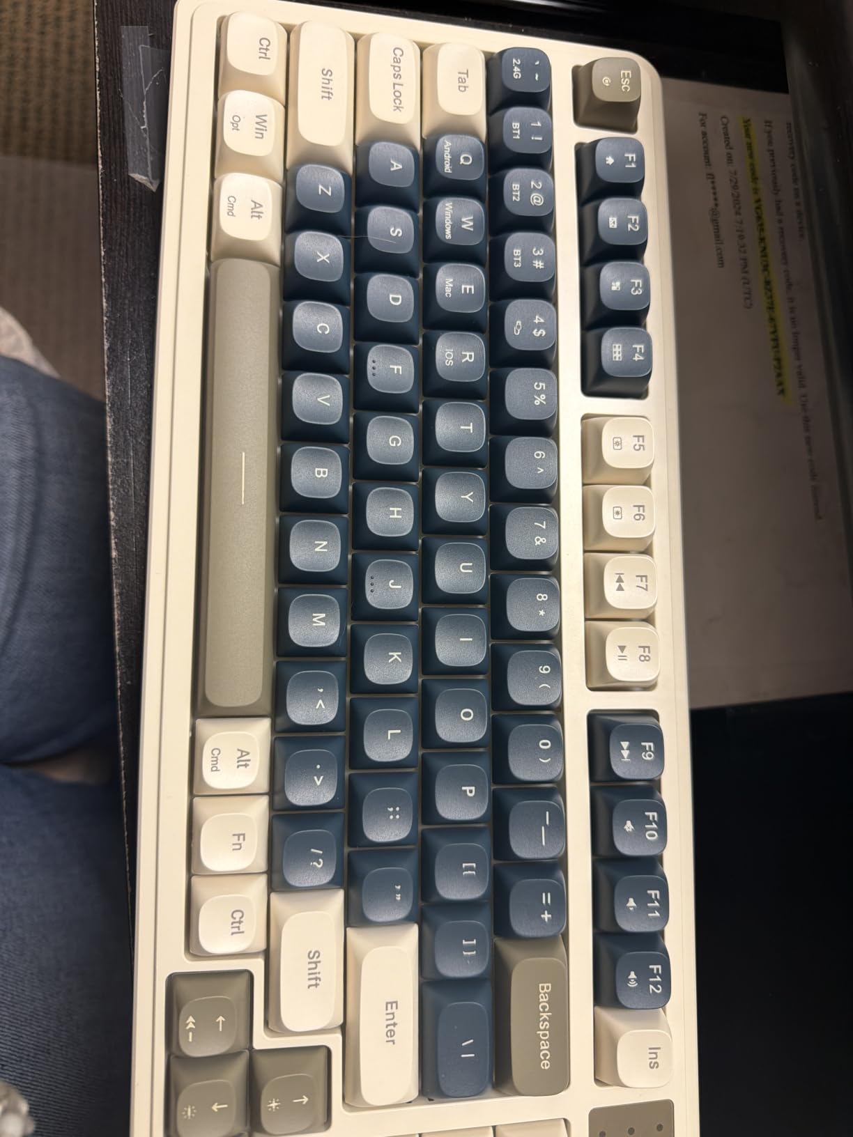 AULA S99 Wireless Keyboard,99 Key Computer Gaming Keyboards with Number Pad customer photo 1