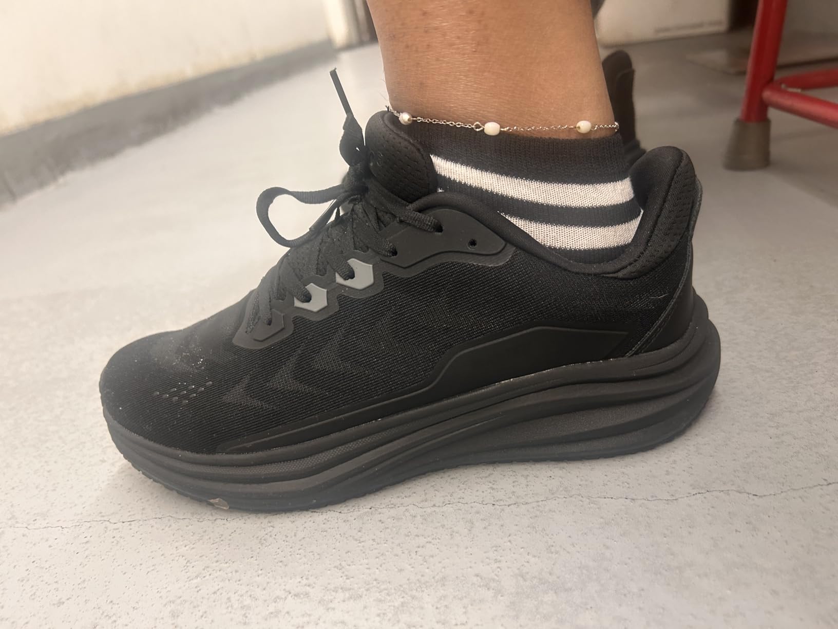 Resist Non Slip Work Shoes for Women, Comfortable Water Resistant Mesh Womens Food Service Sneakers, Medium and Wide Width customer photo 1