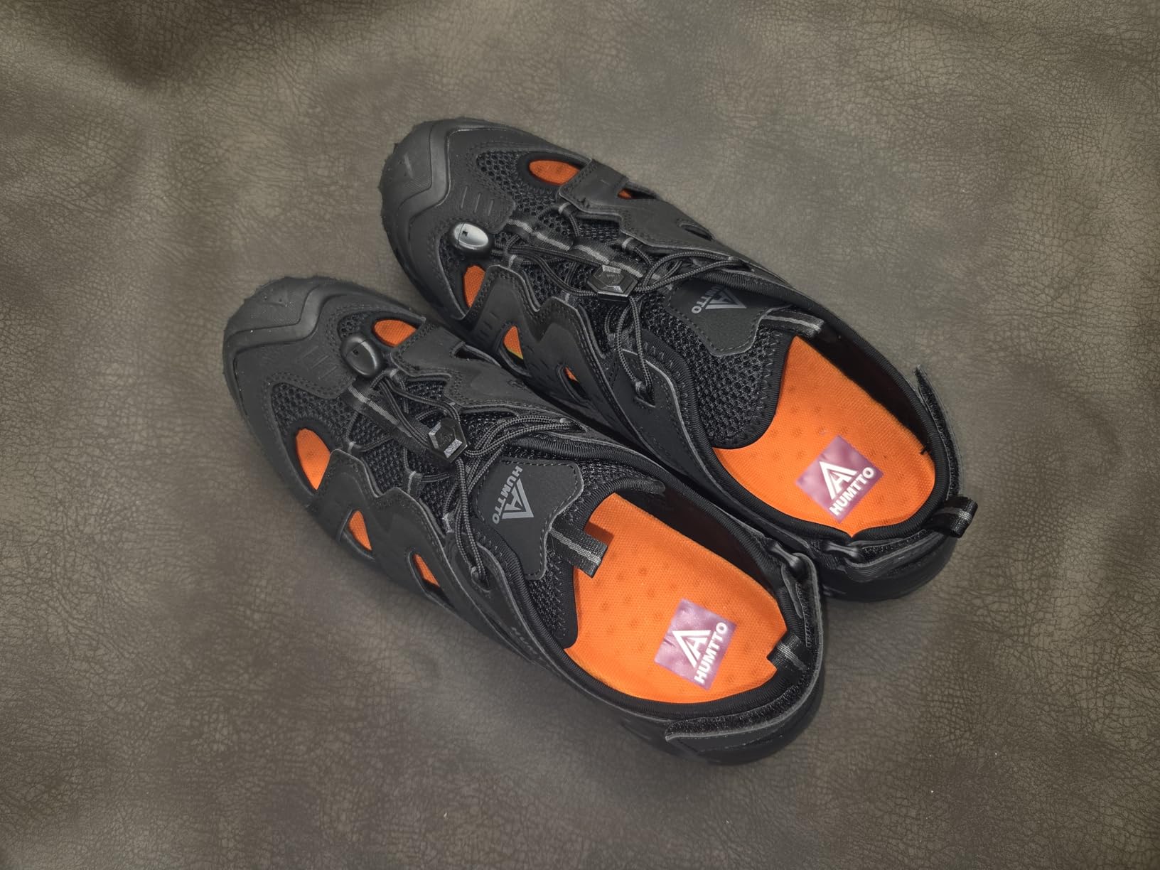 HUMTTO Men's Amphibious Closed Toe Hiking Sandals,Quick-Dry Water Shoes customer photo 1