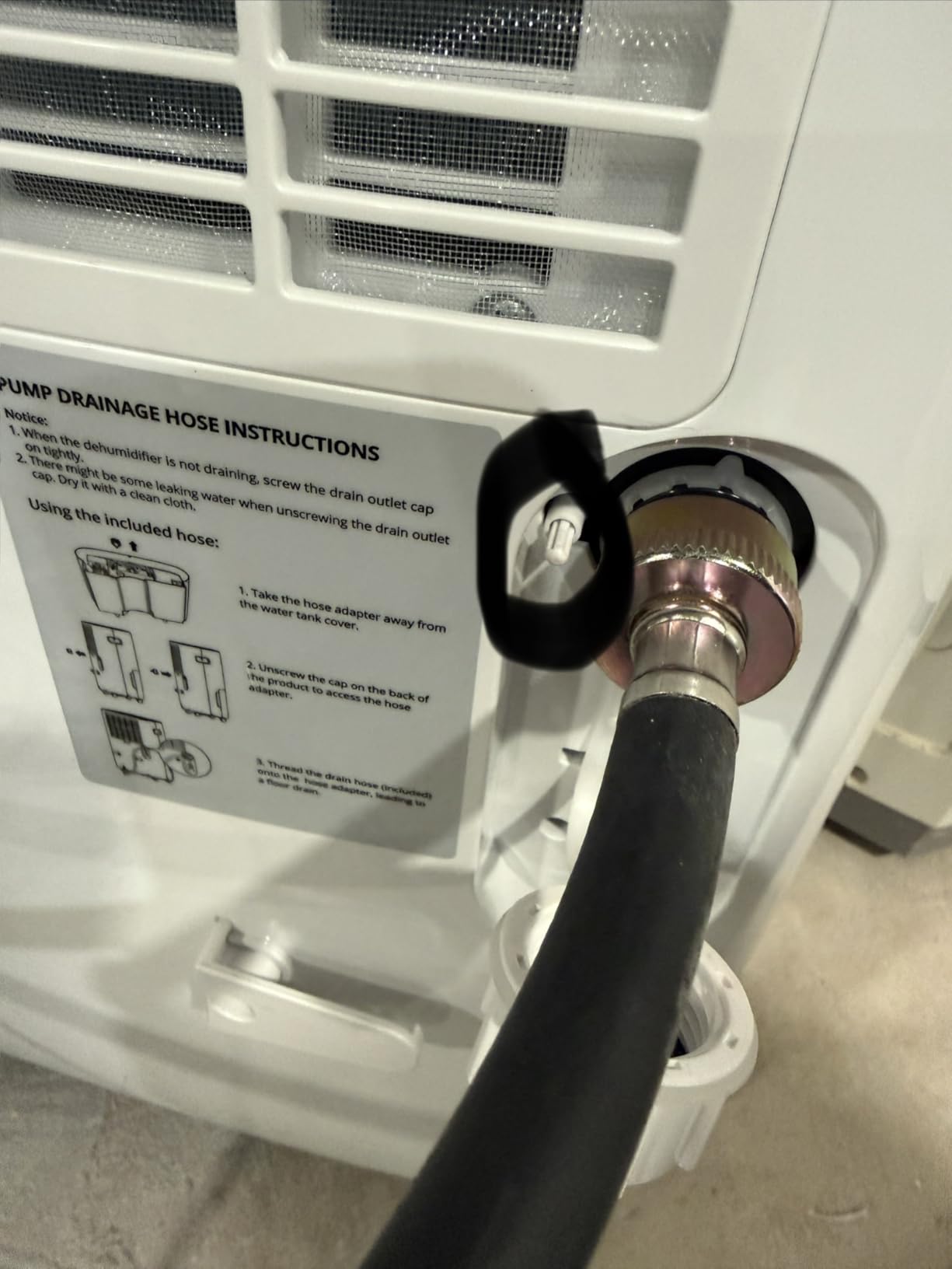 GoveeLife Dehumidifier with Pump for Home 4,500ft², 137 Pints, Drain Hose customer photo 2