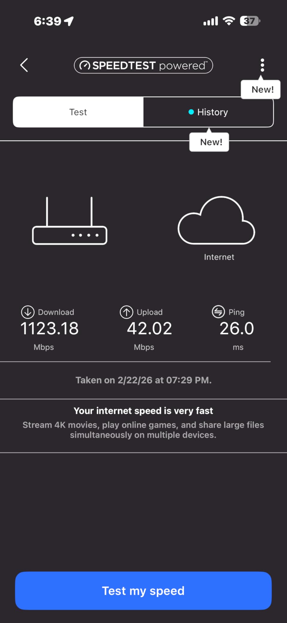 NETGEAR Nighthawk WiFi 7 Router RS140, Up to 2,250 sq ft, 5 Gbps customer photo 2