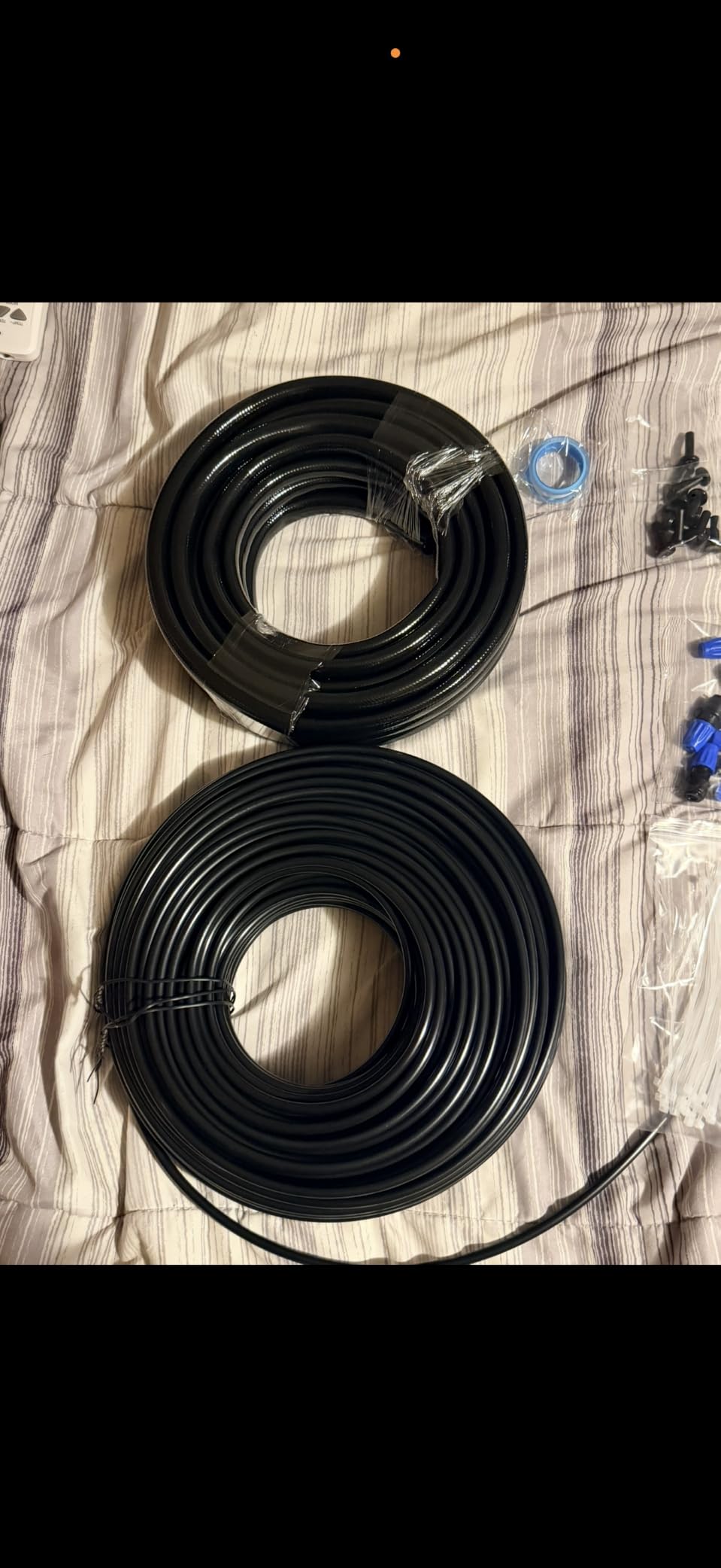 230FT Drip Irrigation System for Garden with 40 Nozzles & Emitters, Garden Watering System with 1/2