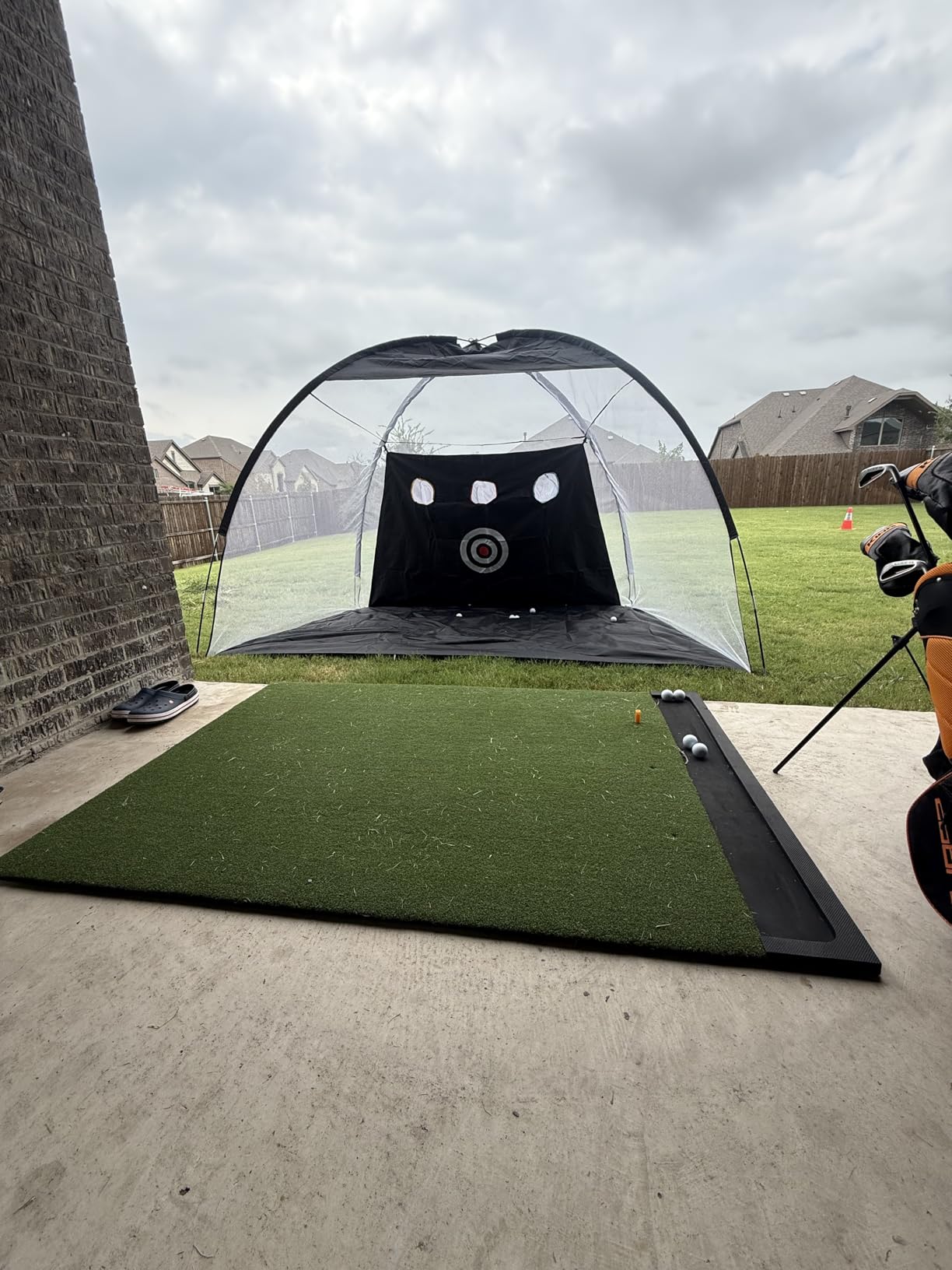 Golf Hitting Mat with Ball Tray for Pro Turf Practice - 5x4/6x4 26/31mm customer photo 1