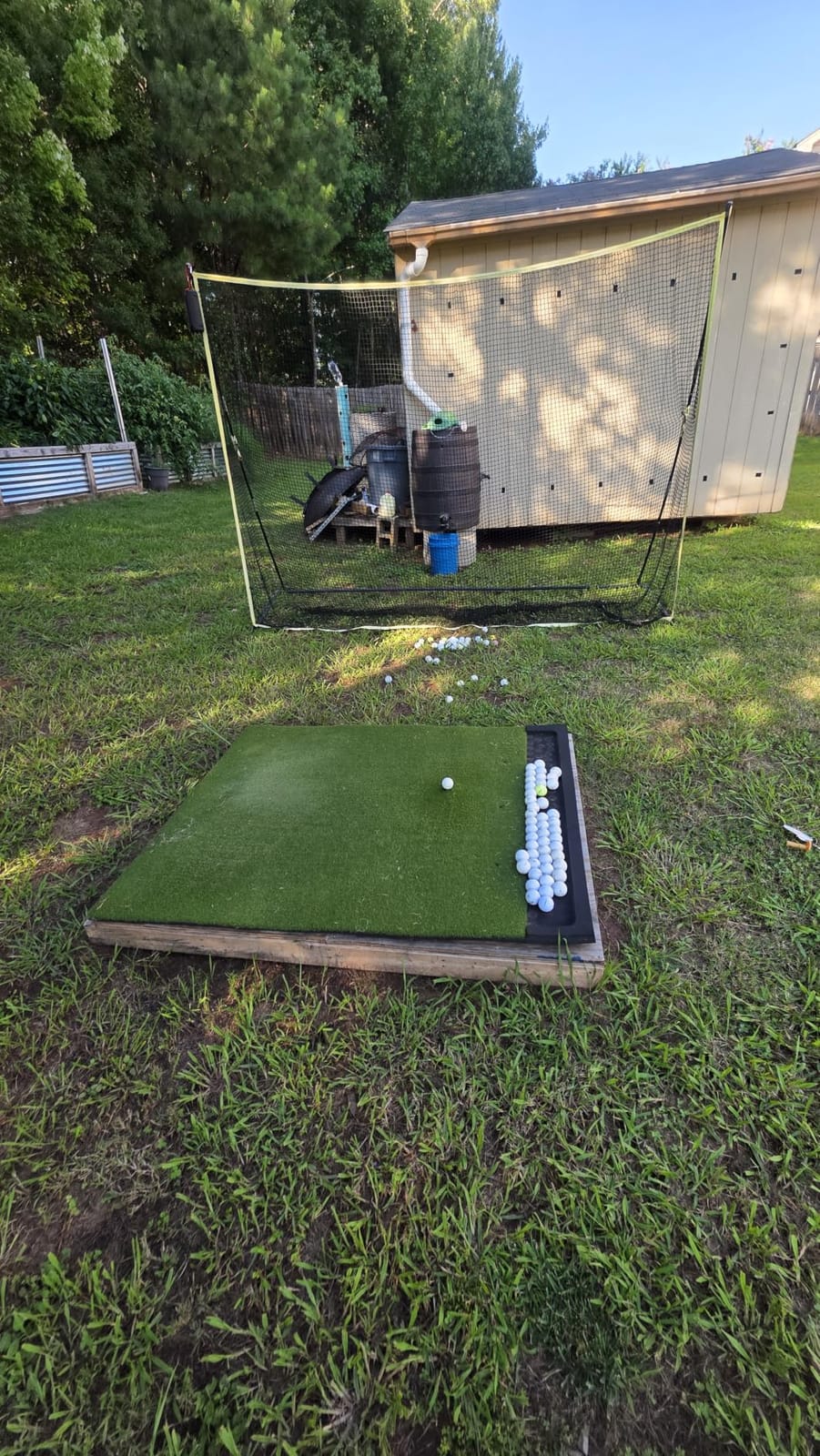 Golf Hitting Mat with Ball Tray for Pro Turf Practice - 5x4/6x4 26/31mm customer photo 2