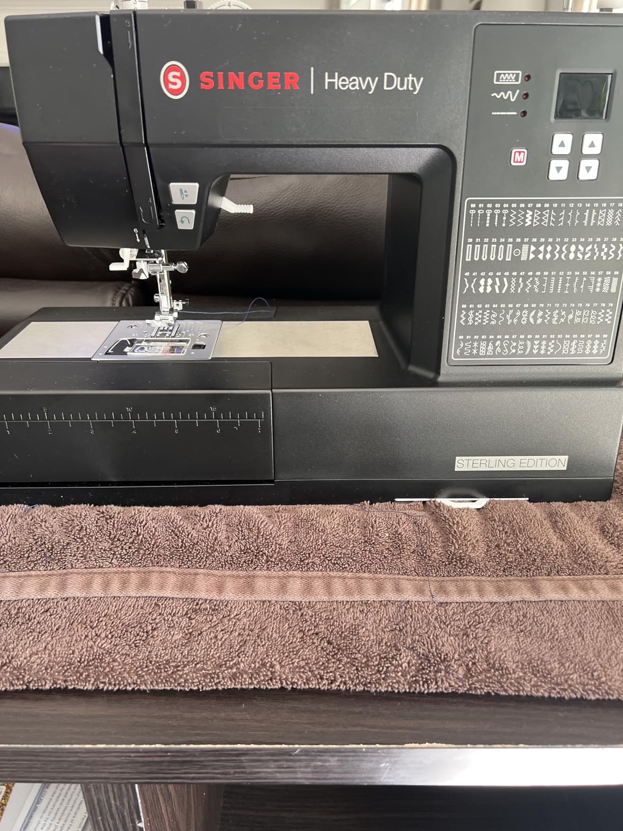 SINGER Heavy Duty 6600C Sterling Sewing Computerized Machine + Accessory | 100 Built-In Stitches Deliver 215 Stitch Applications | 60% More Power, 1100 Stitches/Min | Metal Frame, 6 One-Step Buttonhole customer photo 1