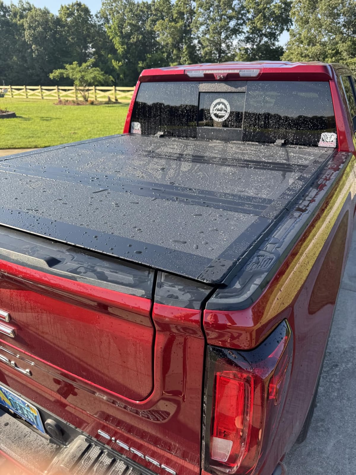 Toptiny Low Profile Hard Folding Truck Bed Tonneau Cover Fits 2020-2026 Silverado/Sierra 2500 3500 HD New Body Style 6.9FT Bed (82.2