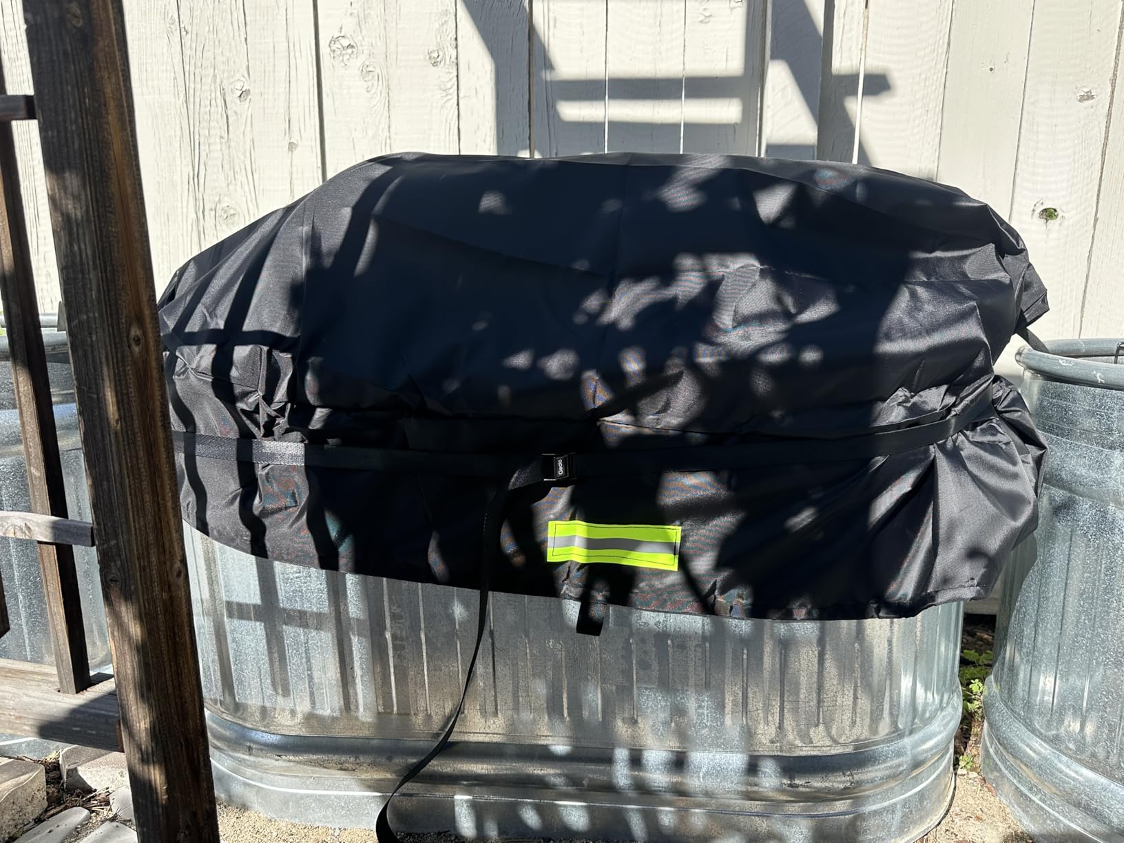 2X 2x6 Foot Oval Stock Tank Cover 6ft Water Trough Covers with Zipper customer photo 1