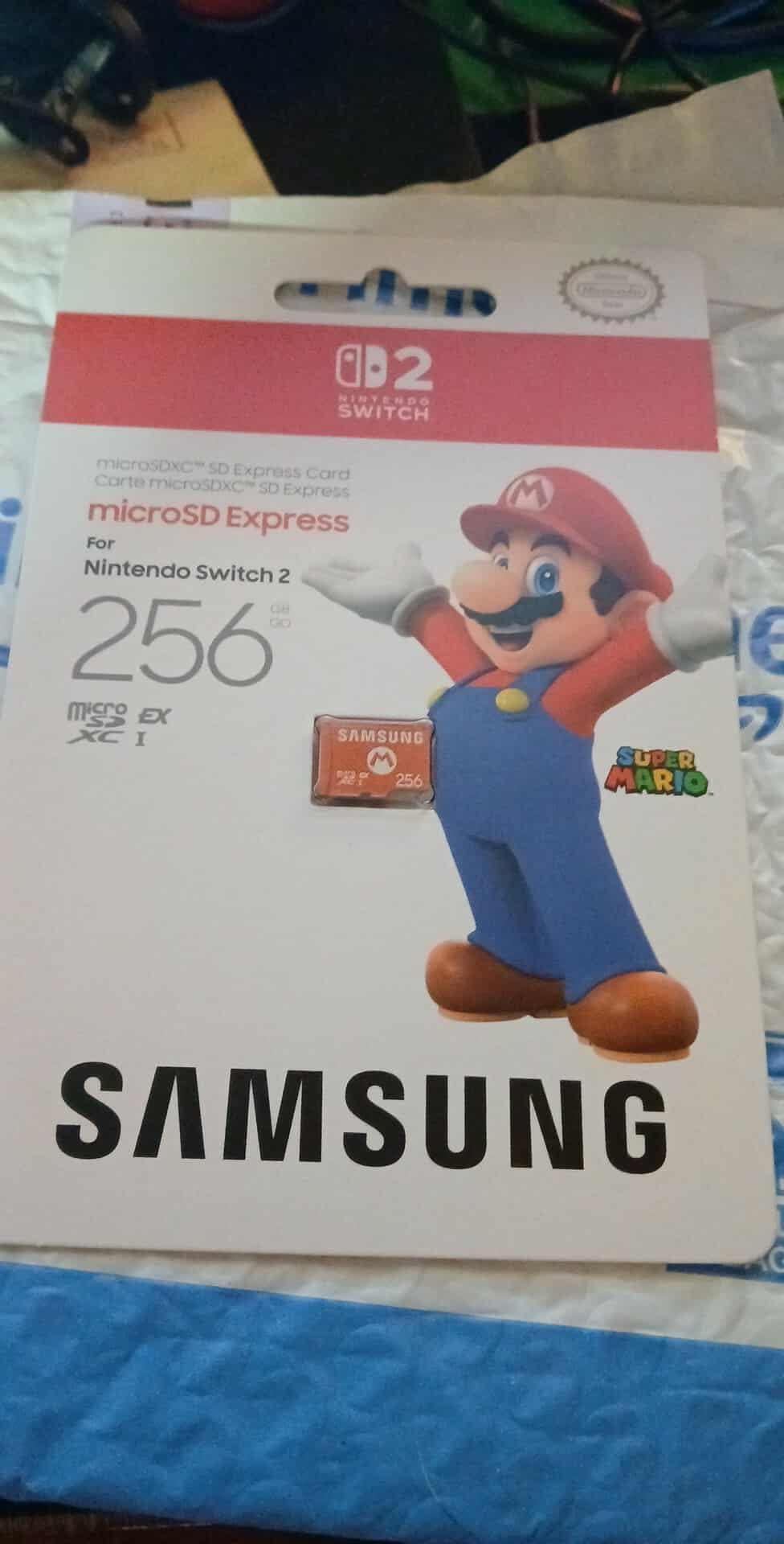 Samsung microSD Express Card – 256GB for Nintendo Switch™ 2 customer photo 1