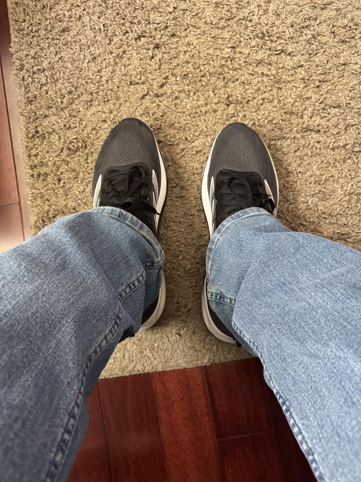 adidas Mens Response Pace Sneakers Shoes - Blue customer photo 1