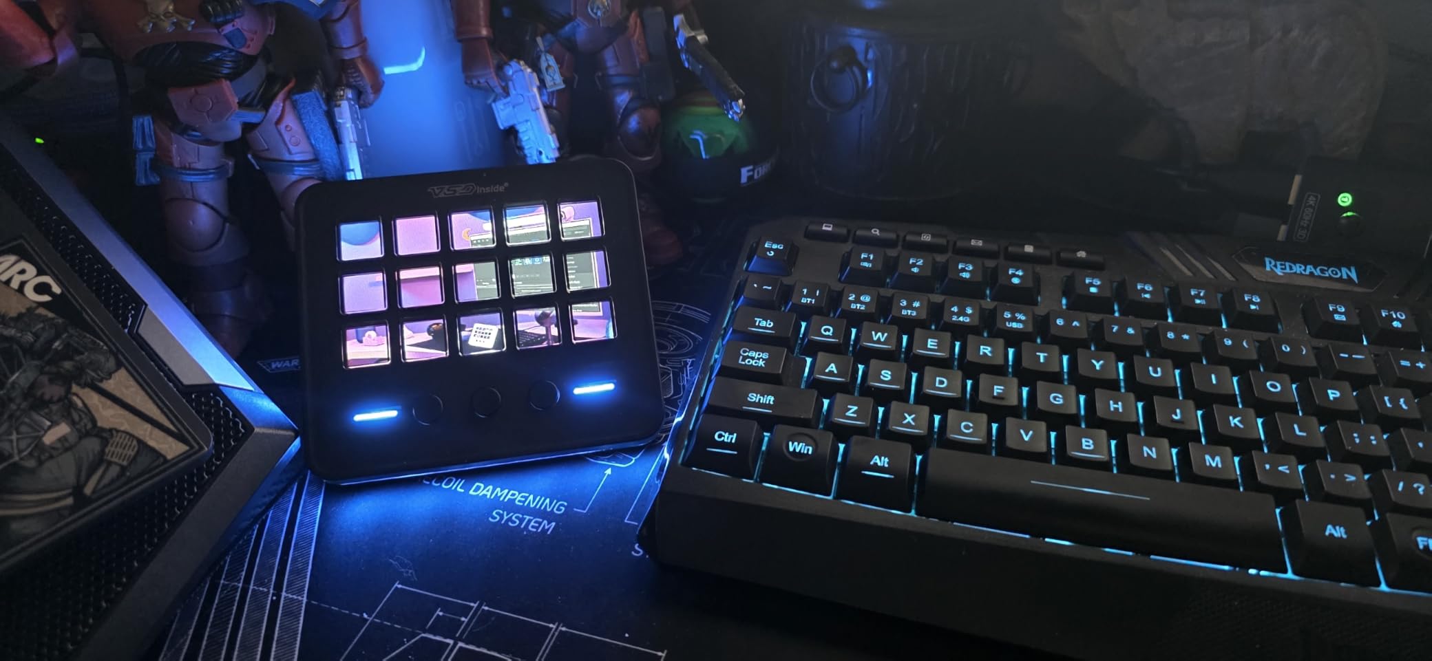 VSD M18 Macro Pad Programmable Keypad, Stream Controller Streaming Deck, Customizable LCD keys, Gaming shortcut keyboard, USB sound board, Trigger actions in OBS, Twitch, YouTube, Works with PC Mac customer photo 1