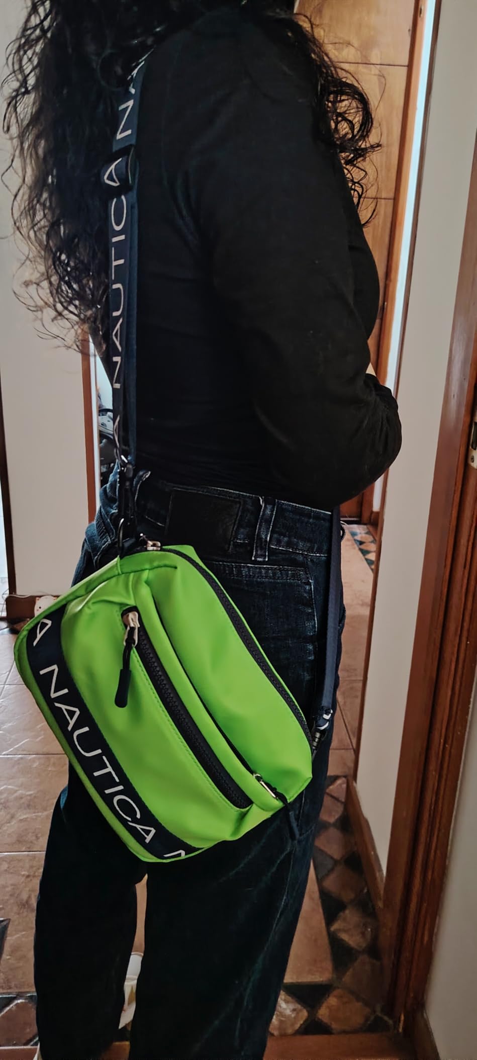 Nautica Nylon Bean crossbody/Belt Bag adjustable shoulder strap customer photo 2