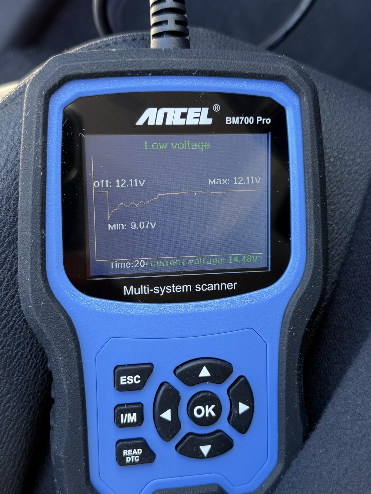 ANCEL BM700 PRO Fit for BMW Scanner - Battery Registration Tool, Code Reader for BMW/Mini/RR, Advanced OBD2 Scanner Auto V-I-N, Full System Diagnostic for BMW Scan Tool with All Reset Services (Blue) customer photo 1