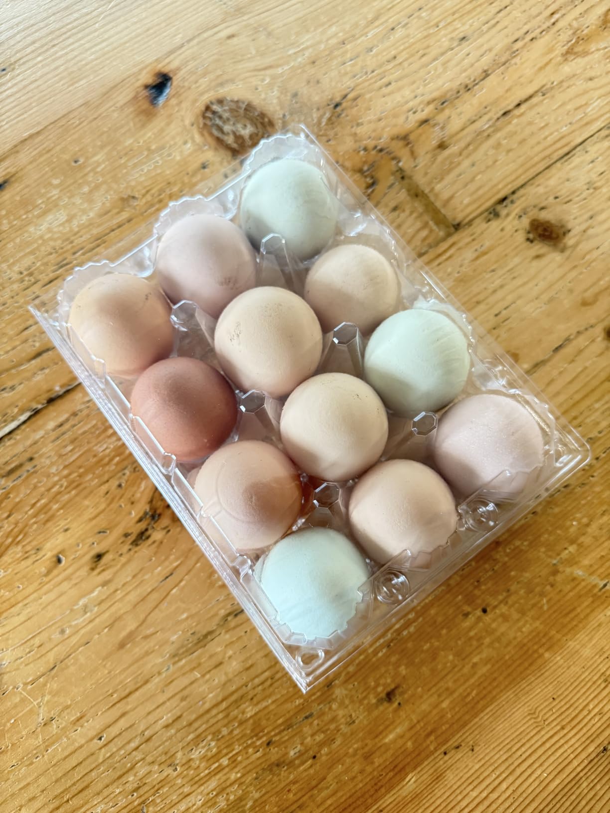 100 Pack Clear Plastic Egg Cartons, Reusable Stackable Egg Containers for Farm, Market & Fridge Storage, 3×4 Grid customer photo 2