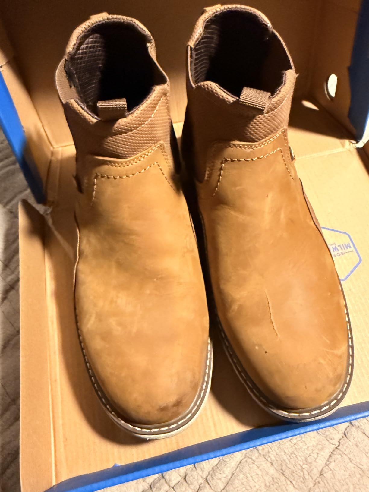 Nunn Bush Karnak Plain Toe Chelsea Boots Lightweight Comfortable Chukka customer photo 2