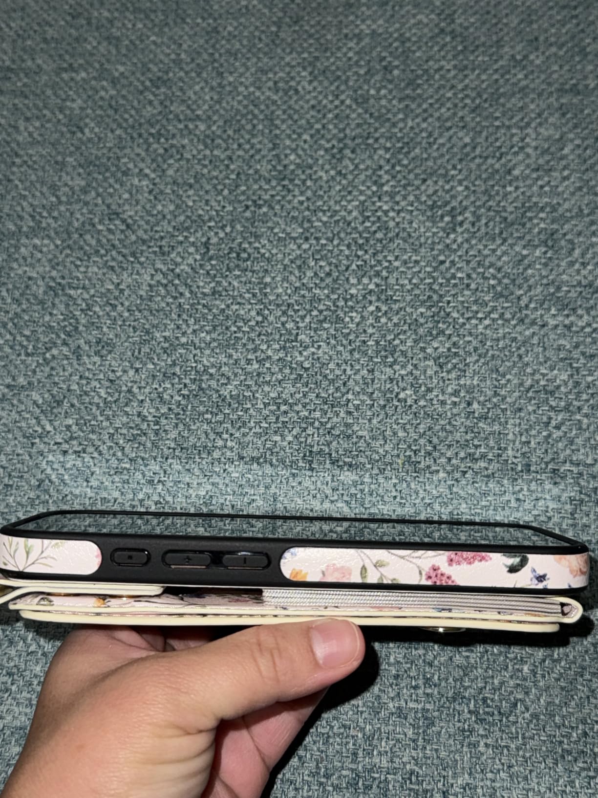 Petitian for iPhone 14/13 Wallet Case for Women, Growing Flower | Credit Card Holder, Wristband Strap, Leather Phone Cover, Cute Girly Aesthetic, RFID Blocking, Unique Design for Teen Girls customer photo 1