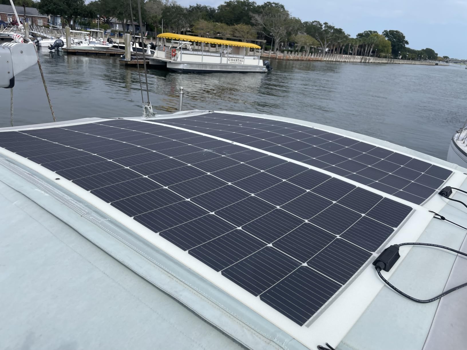 400W Flexible Solar Panel Set (2x200W), Cool-Running White Design, Premium ETFE Solar Array, Weatherproof Power Solution for Catamaran, Large RV, and Shed customer photo 2