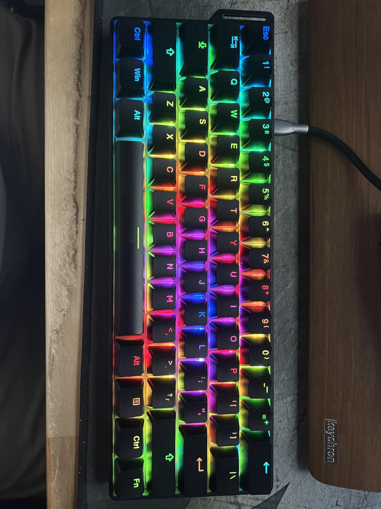 DAREU EK60 HE Hall Effect Magnetic Switch Mechanical Gaming Keyboard 60% customer photo 2