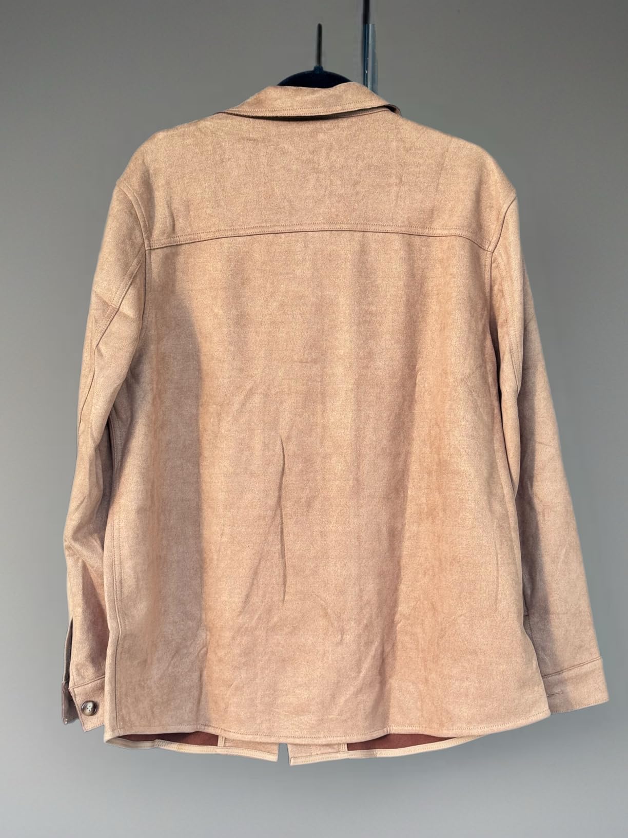BTFBM Fall Fashion Faux Suede Jacket Women Winter Clothing customer photo 2