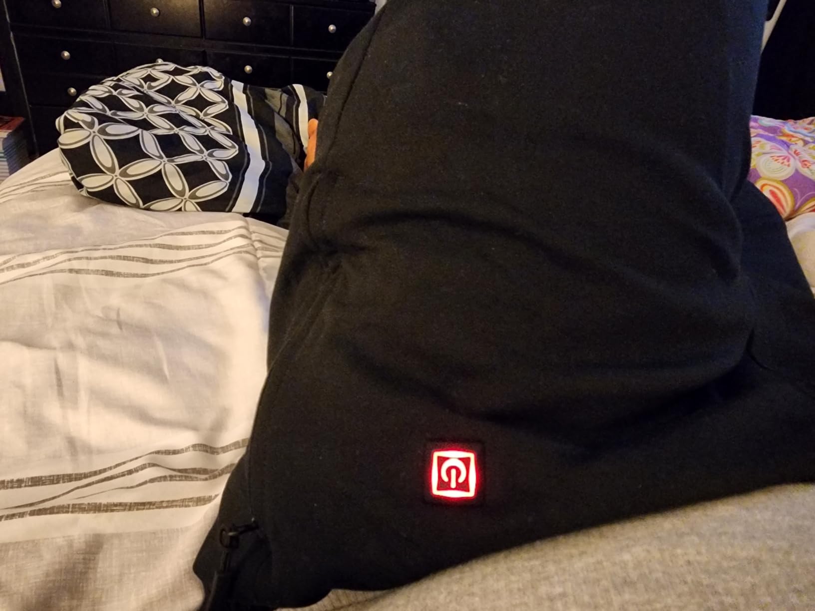 Heated Pants for Men Women with 12,000 Battery Pack Electric USB Sweatpants customer photo 2