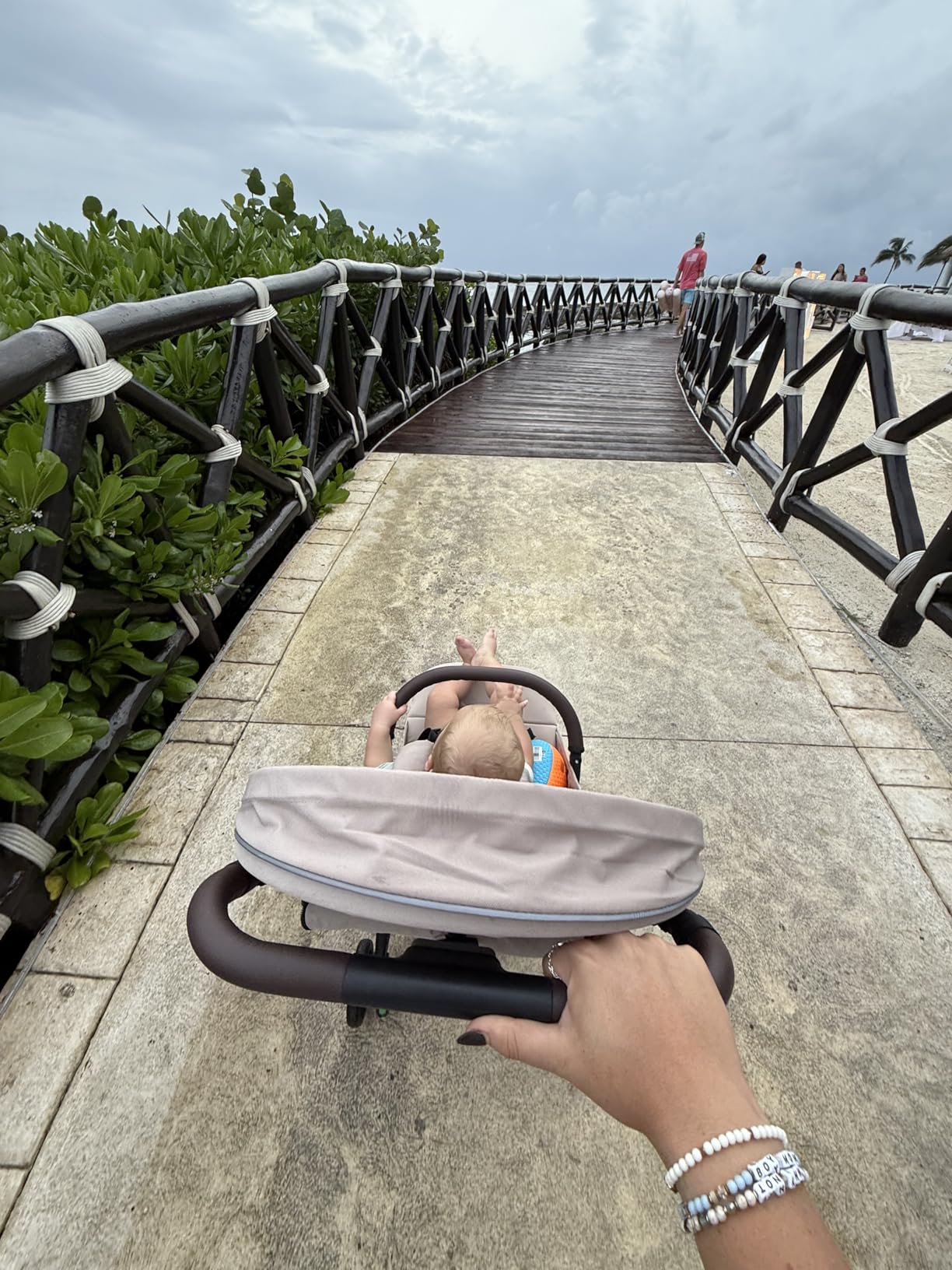 Mamazing Ultra Air Lightweight Baby Travel Stroller with Carbon Fiber Frame | Compact & Airplane-Friendly, One-Handed Fold, 11.6 lbs, UPF50+ Canopy, Under-Seat Basket, Perfect for Toddler Travel, Khaki customer photo 2