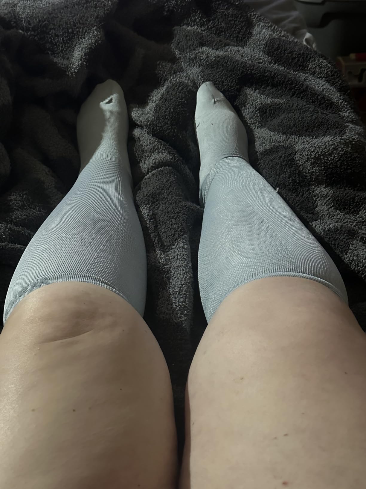 Pregnancy Compression Socks for Women, 2Pairs 15-20mmHg Maternity Compression Stocking for Swelling Circulation Long Standing customer photo 1