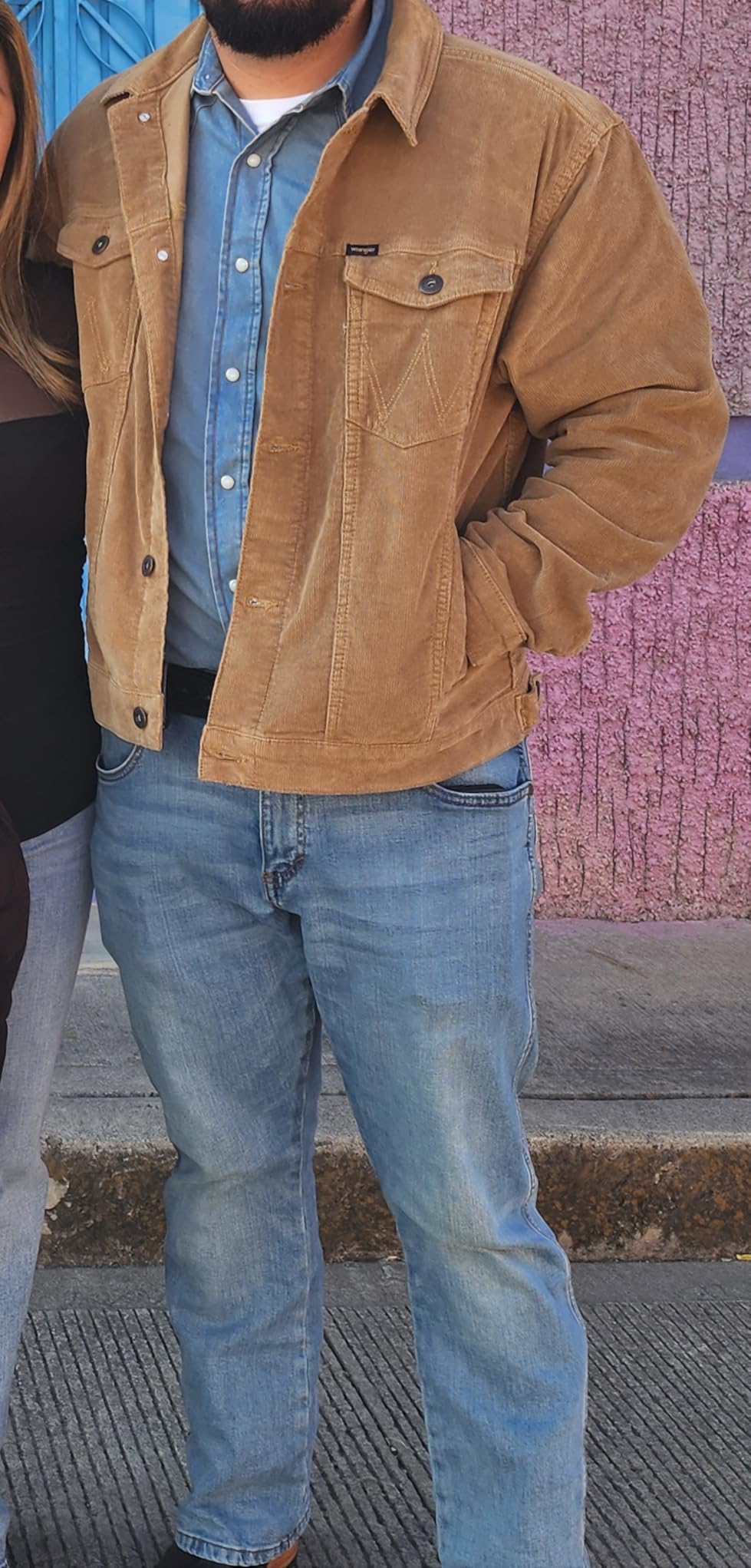 Wrangler Men's Corduroy Trucker Jacket customer photo 2