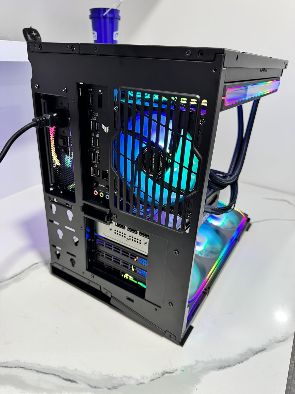 1000W Fully Modular Power Supply, 80+ Gold PSU, ATX 3.1 & PCIe 5.1 Ready, Native Dual-Color 12V-2x6 Cable, RGB Low-Noise Smart Fan, 105°C-Rated Capacitors, Black customer photo 1
