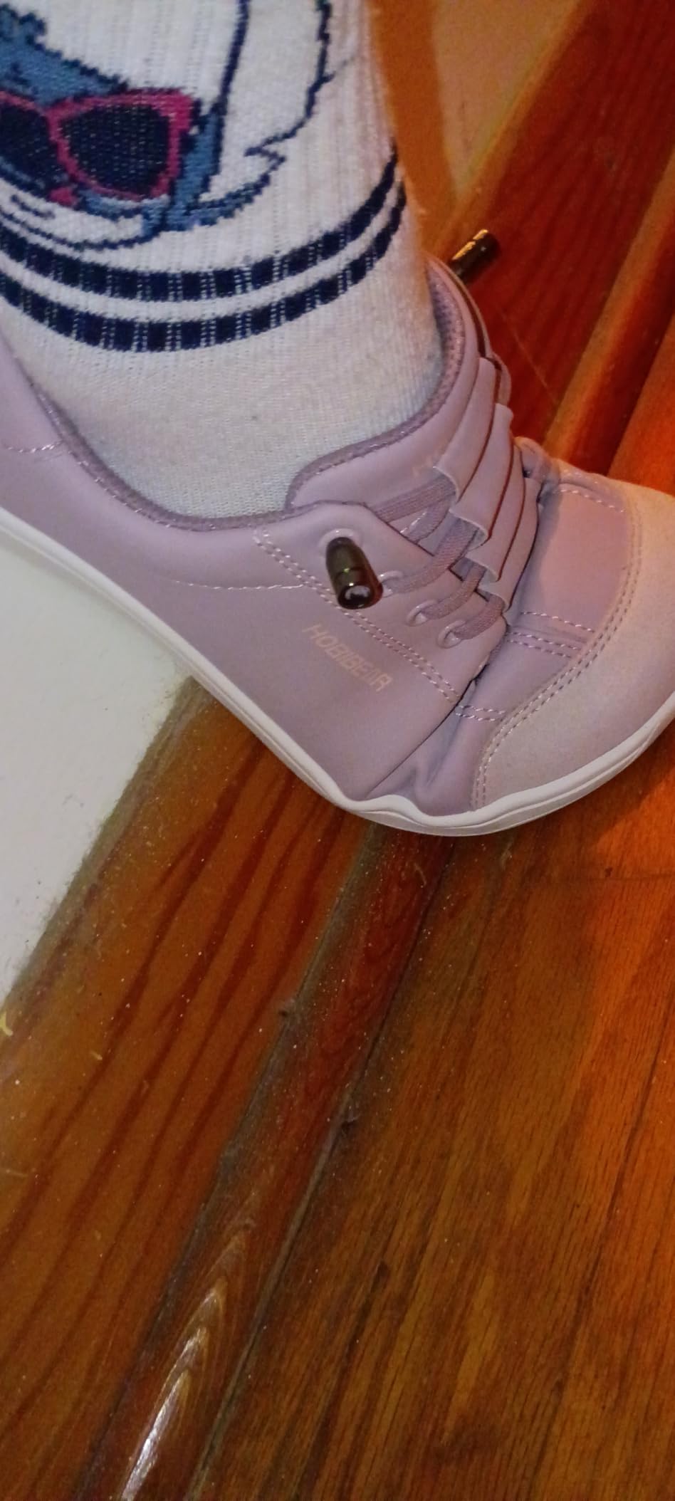 HOBIBEAR Leather Barefoot Shoes Lightweight Wide Toe Box Zero Drop Slip-on Shoes for Women customer photo 1